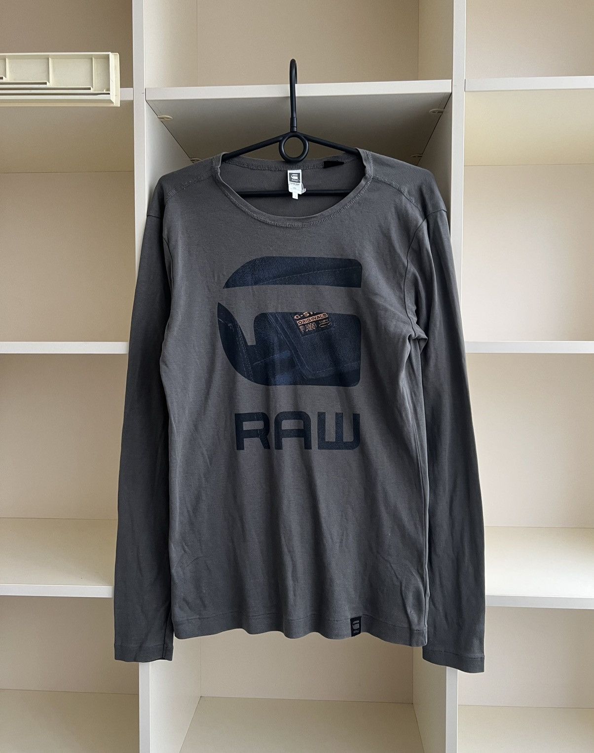 G-Star Vintage G Star Raw Long Sleeve Tee Size US L / EU 52-54 / 3 - 1 Thumbnail