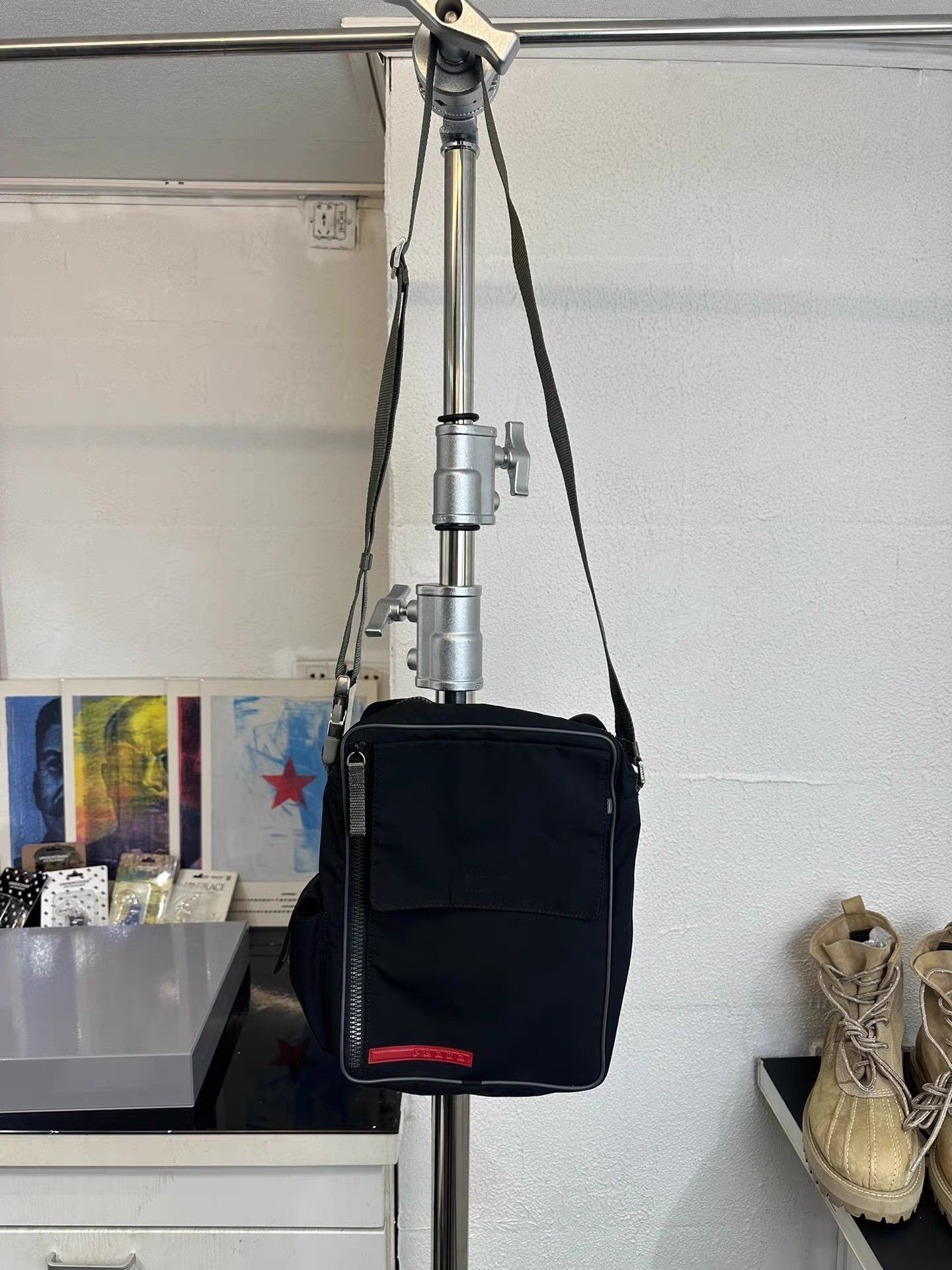 Prada Black Crossbody Bag with Adjustable Strap Size ONE SIZE - 2 Thumbnail