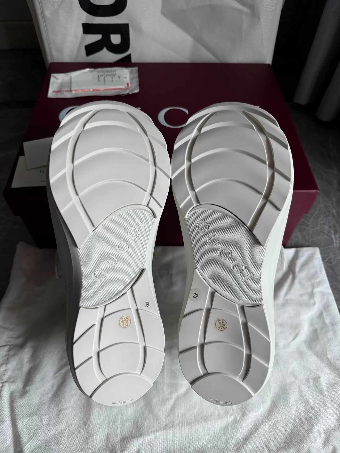 Gucci Gucci White Platform Velcro Dad Shoe 39 Size US 8.5 / IT 38.5 - 5 Thumbnail