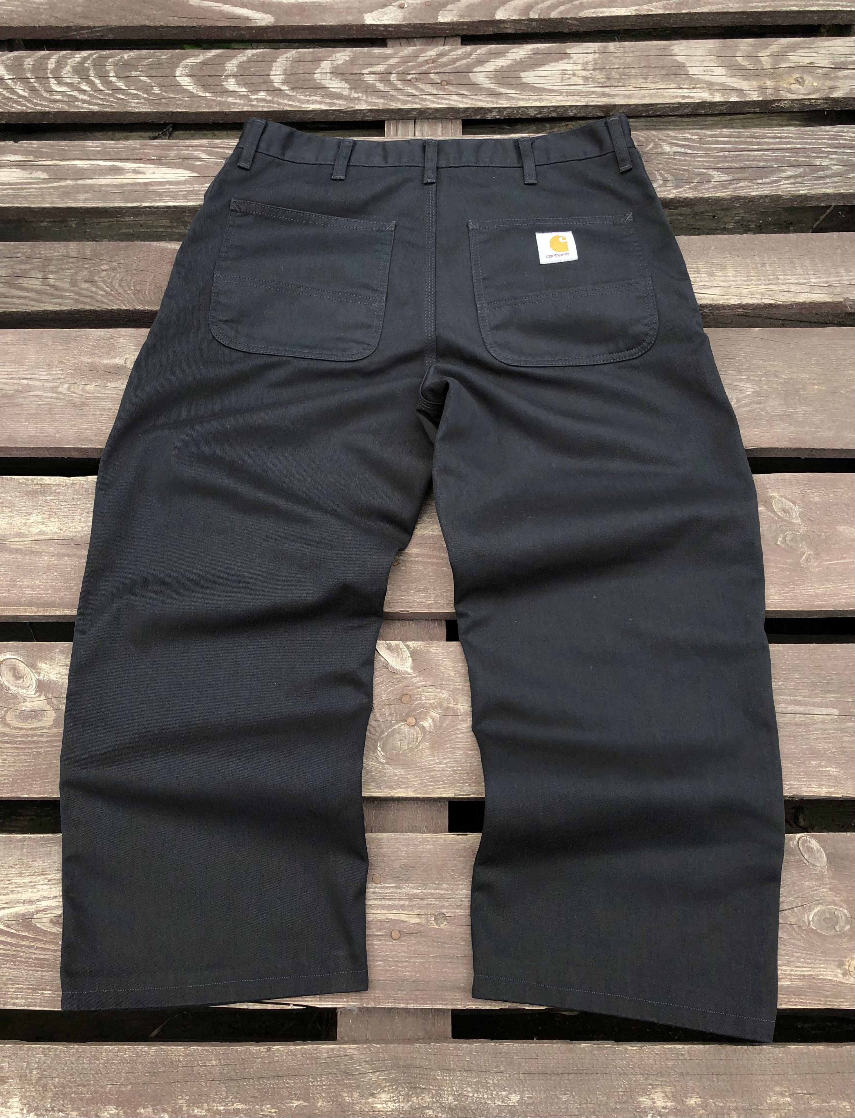 Carhartt Carhartt Vintage Simple Pants Black Size US 33 - 1 Thumbnail