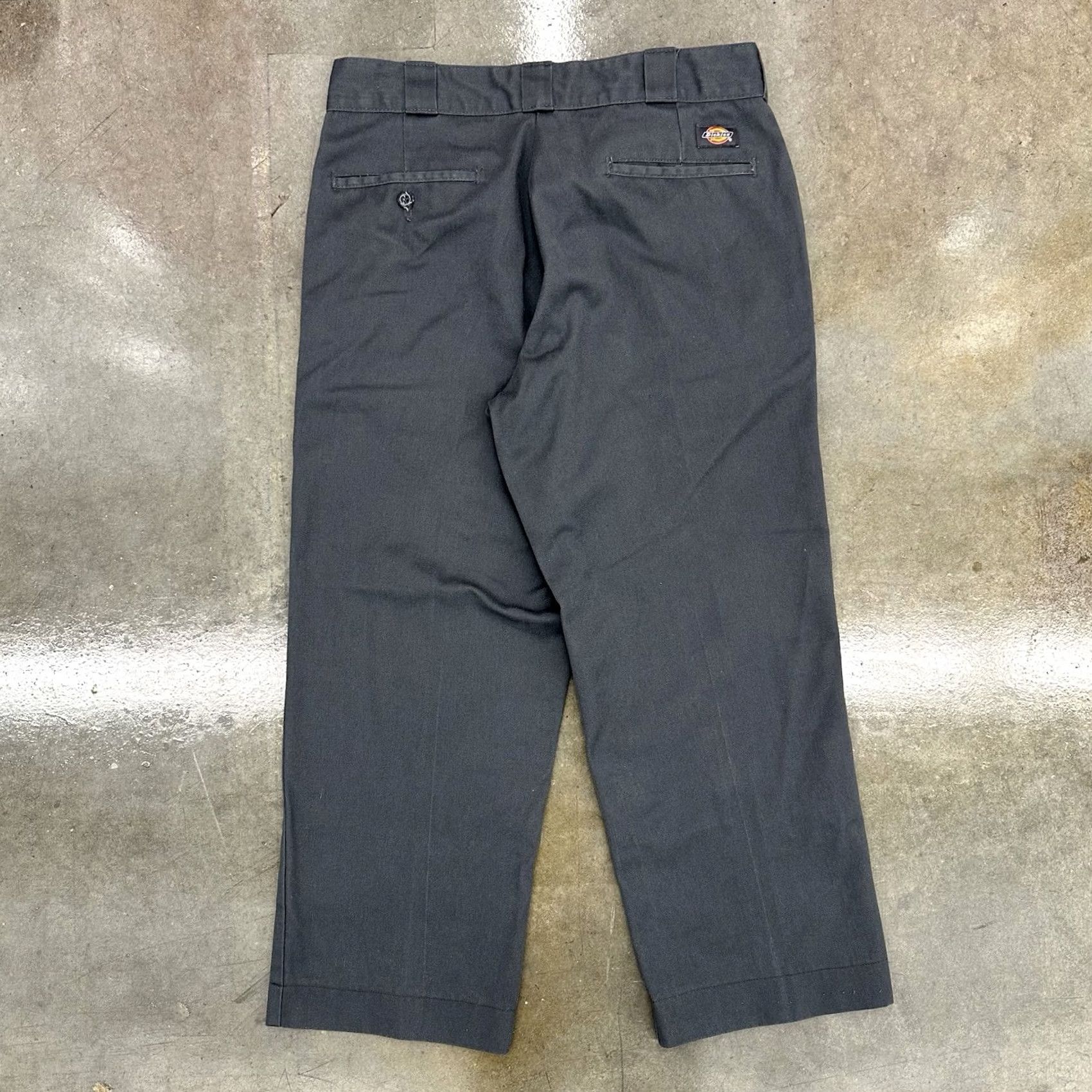 Dickies VINTAGE Dickies 874 Original Fit Workwear Pants Green 32 X 25 Mens Slat Pocket Zipper Size US 32 / EU 48 - 4 Thumbnail