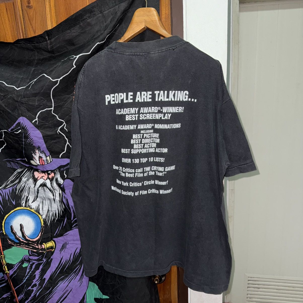 Vintage Vtg 90S THE CRYING GAME MOVIE TEE SUN FADE Size US XL / EU 56 / 4 - 2 Thumbnail