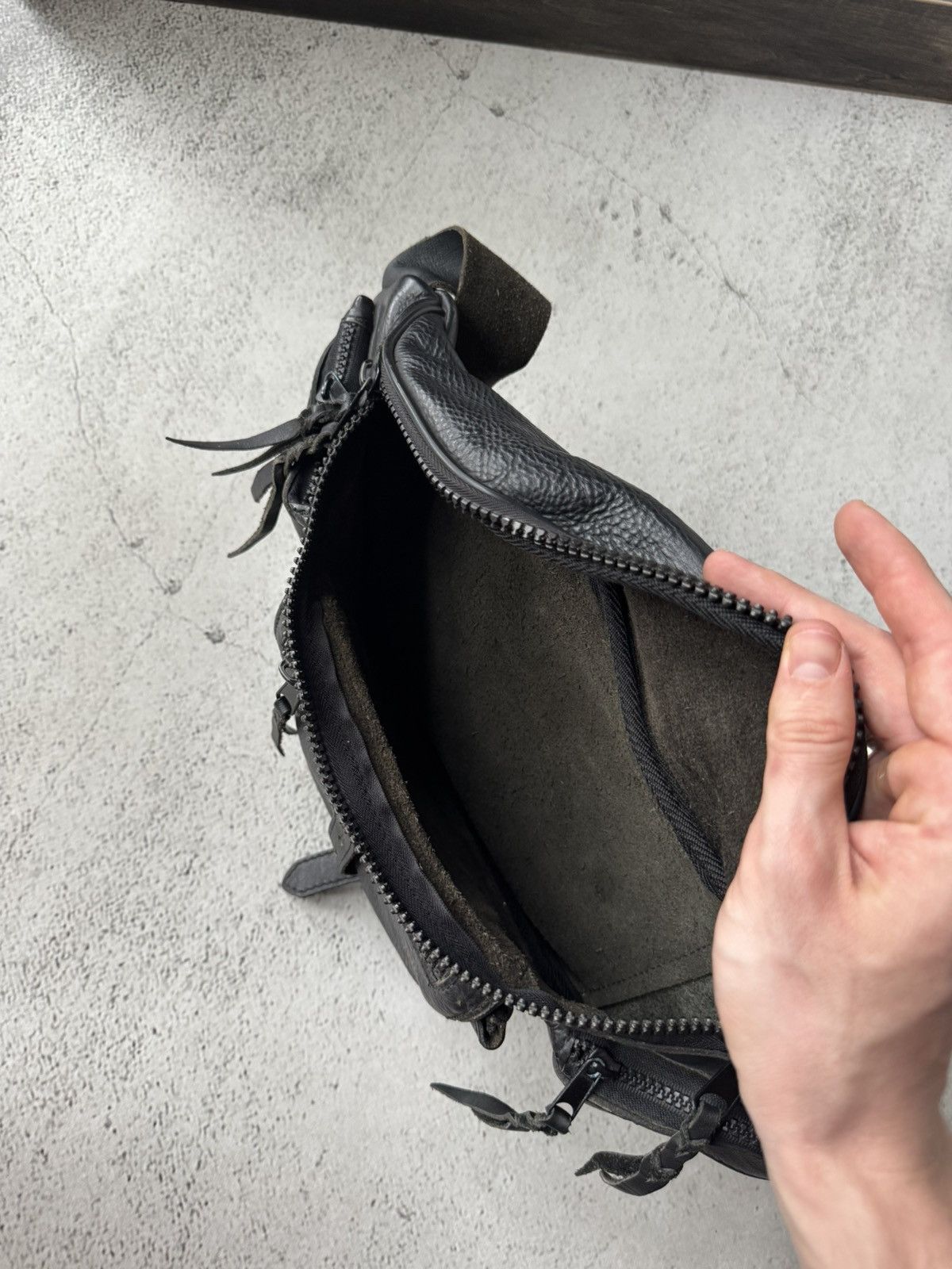 Genuine Leather Harley Davidson HD Vintage Leather Black Bum Belt Bag Size ONE SIZE - 10 Thumbnail