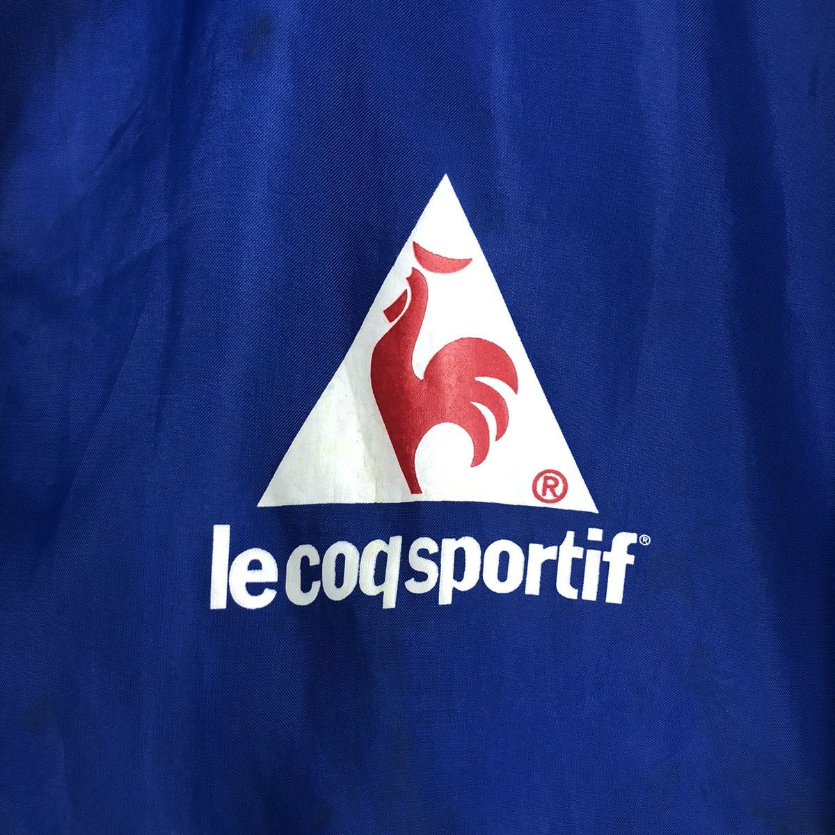 Japanese Brand 🔥Vtg Survival Jacket Le Coq Sportif Made in USA Big Logo Size US XL / EU 56 / 4 - 18 Thumbnail
