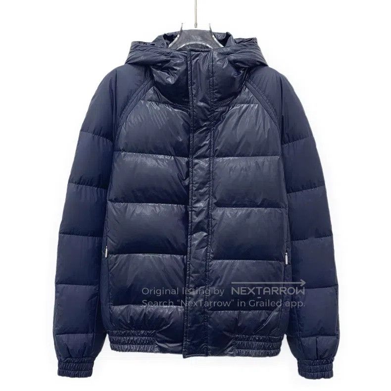 Dior Dior Dark blue hooded long-sleeved down jacket Size US M / EU 48-50 / 2 - 1 Thumbnail