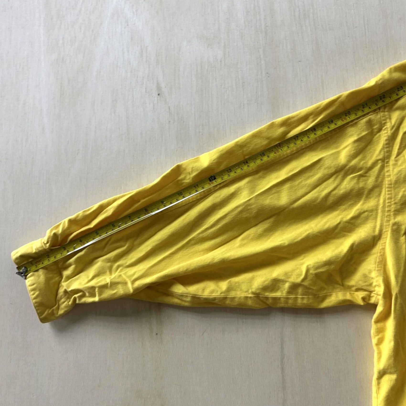 Vintage Venezia Shirt Womens 22/24 Yellow Button-Up Long Sleeve Cotton Vintage 90s Casual Womens Size 3XL / US 20-22 - 5 Thumbnail