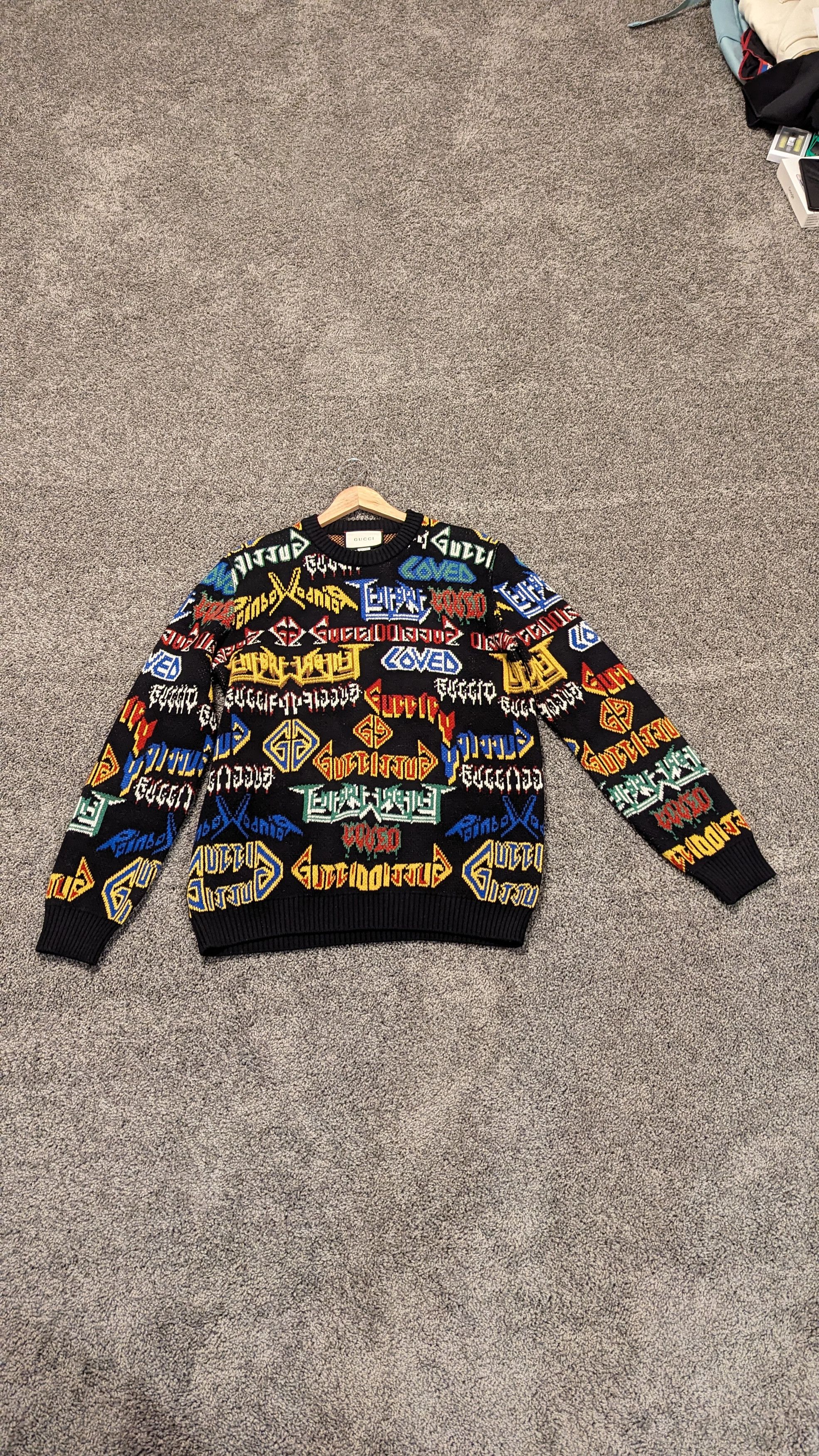 Gucci metal outlet sweater