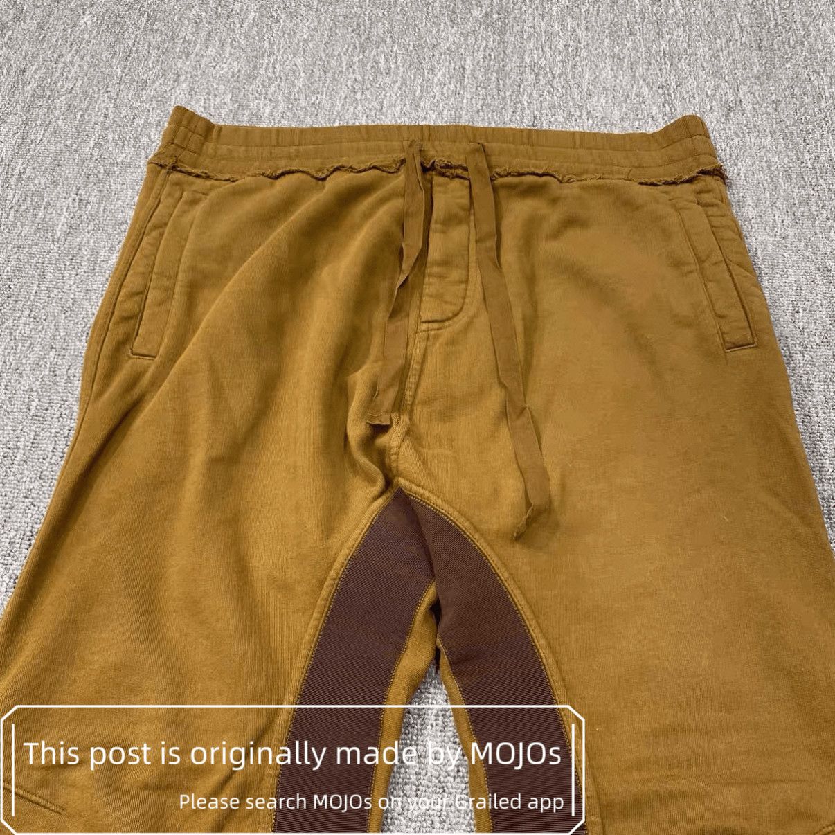 Haider Ackermann Sz XL Haider Ackermann Brown Joint Patch Sweatpants mojos Size US 36 / EU 52 - 5 Thumbnail