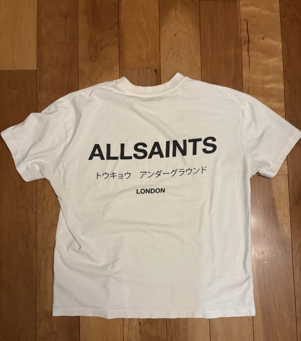 Allsaints White AllSaints t-shirt Size US M / EU 48-50 / 2 - 2 Thumbnail