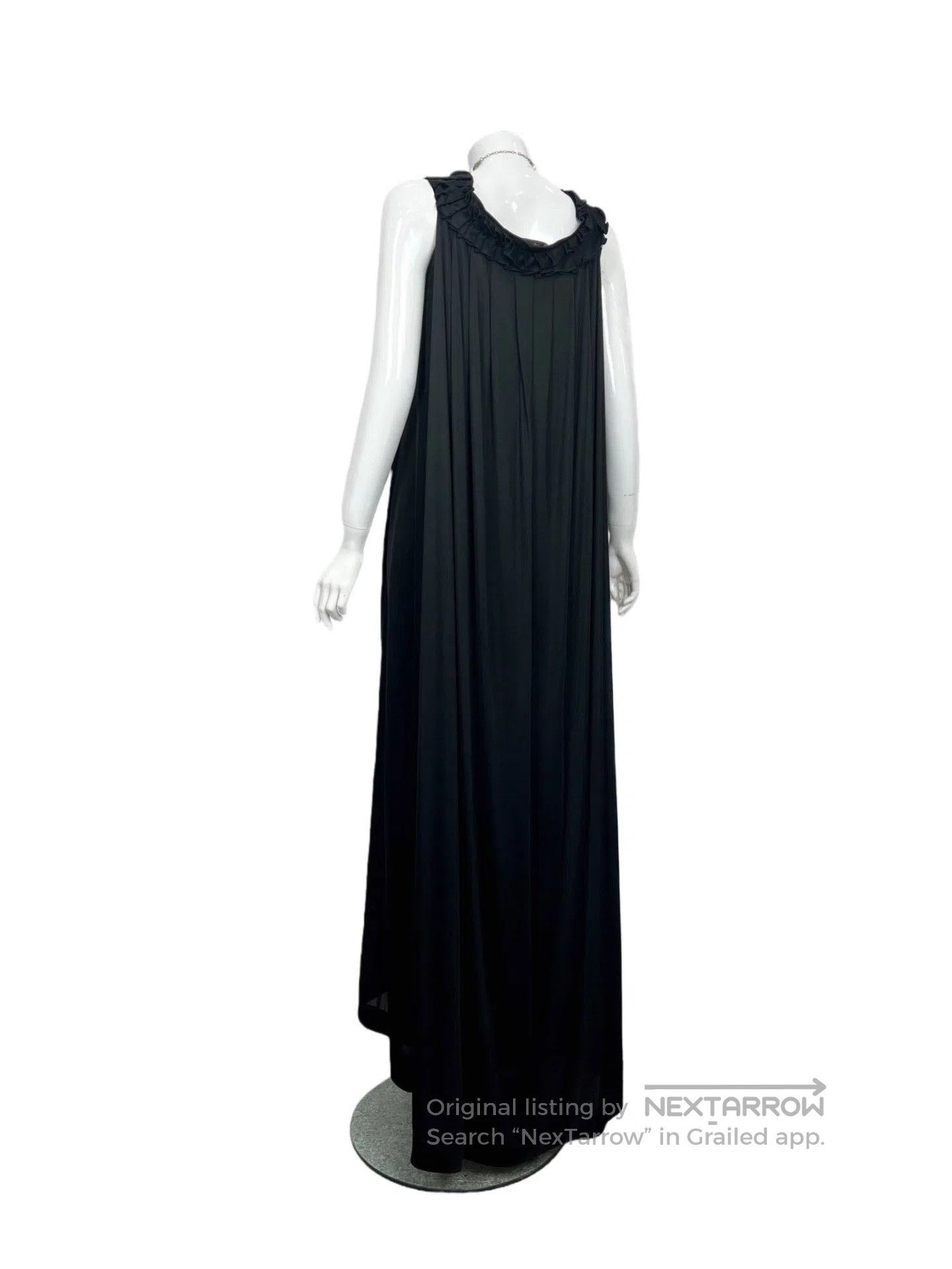 Saint Laurent Paris Yves Saint Laurent Black Sleeveless Maxi Dress. Size M / US 6-8 / IT 42-44 - 3 Thumbnail