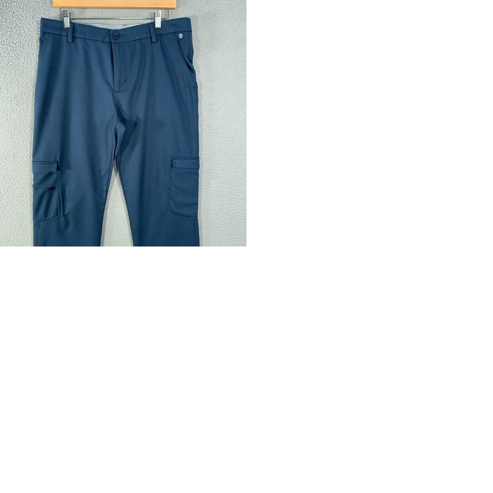Adidas Adidas Cargo Pants Mens 34x29 Blue Track Pants Casual Stretch Pockets Regular finish: City Sports Size US 33 - 11 Thumbnail