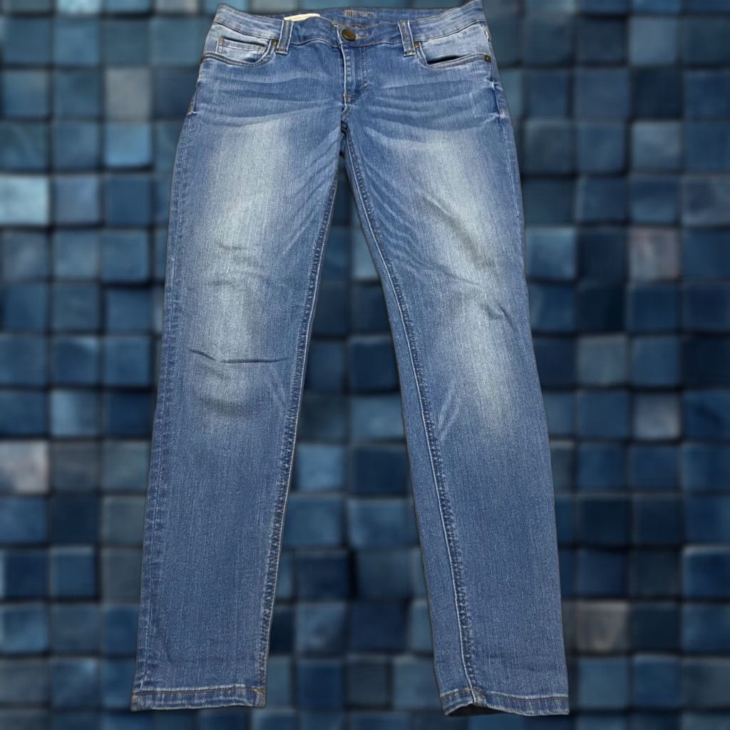 Vintage Kut From The Kloth Jeans Womens Blue Denim Medium Wash Mia Toothpick Skinny 4P Size 27" / US 4 / IT 40 - 1 Thumbnail