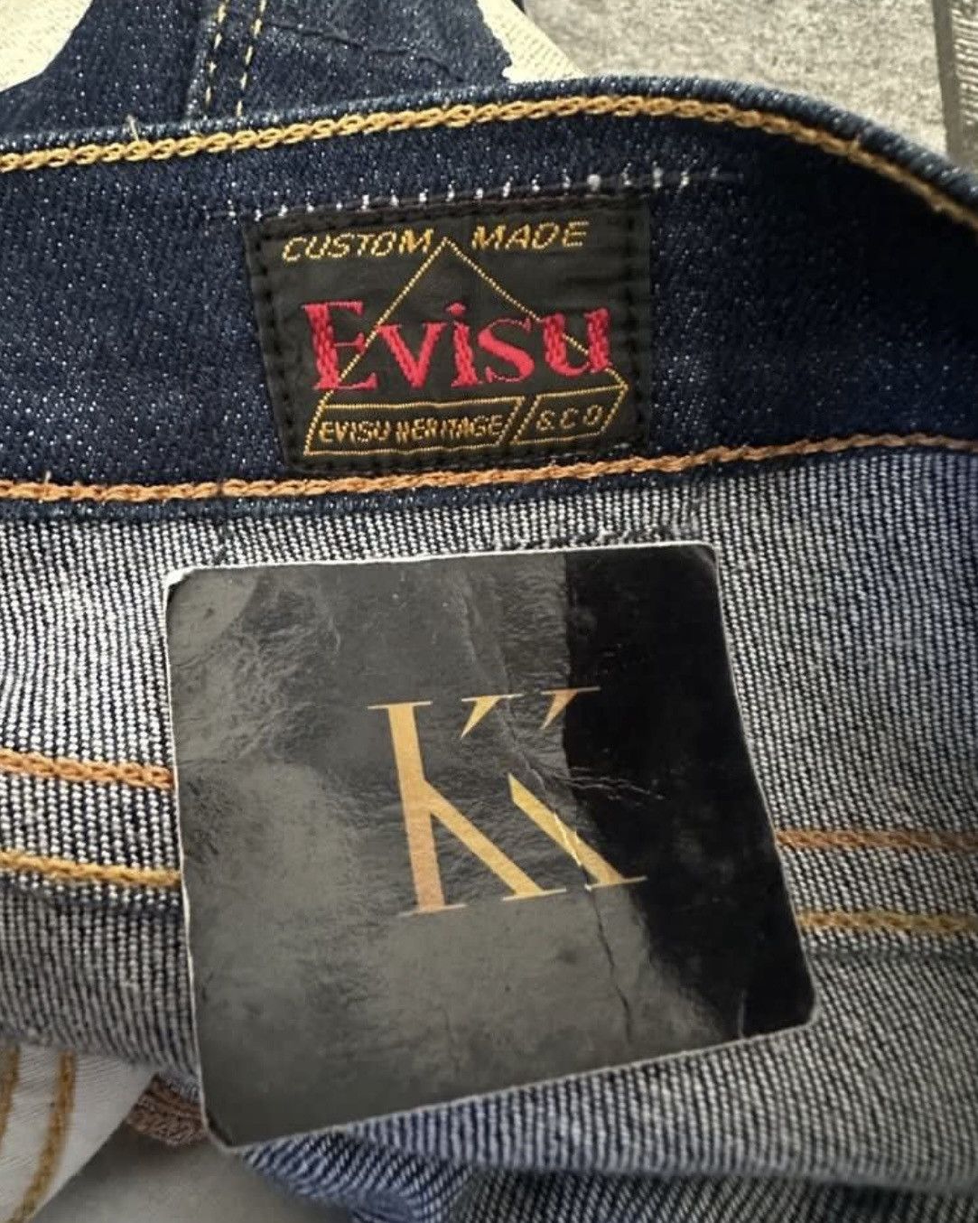 Evisu 2000s Vintage Evisu Daicock Big Logo Selvedge Japan Denim Size US 28 / EU 44 - 5 Thumbnail