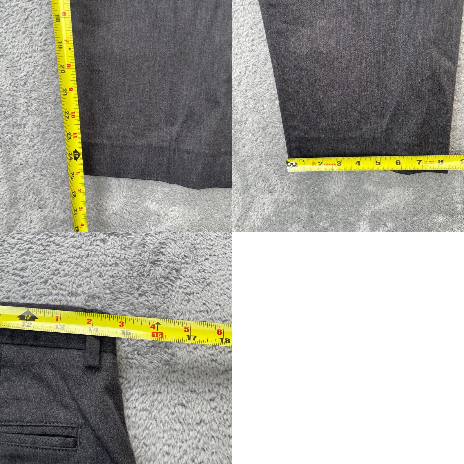 Gap VINTAGE Gap Pants Mens 31x32 Gray Khaki Straight Fit Cotton Spandex Resort Wear Tailored Shirts Pants Size US 30 / EU 46 - 8 Thumbnail