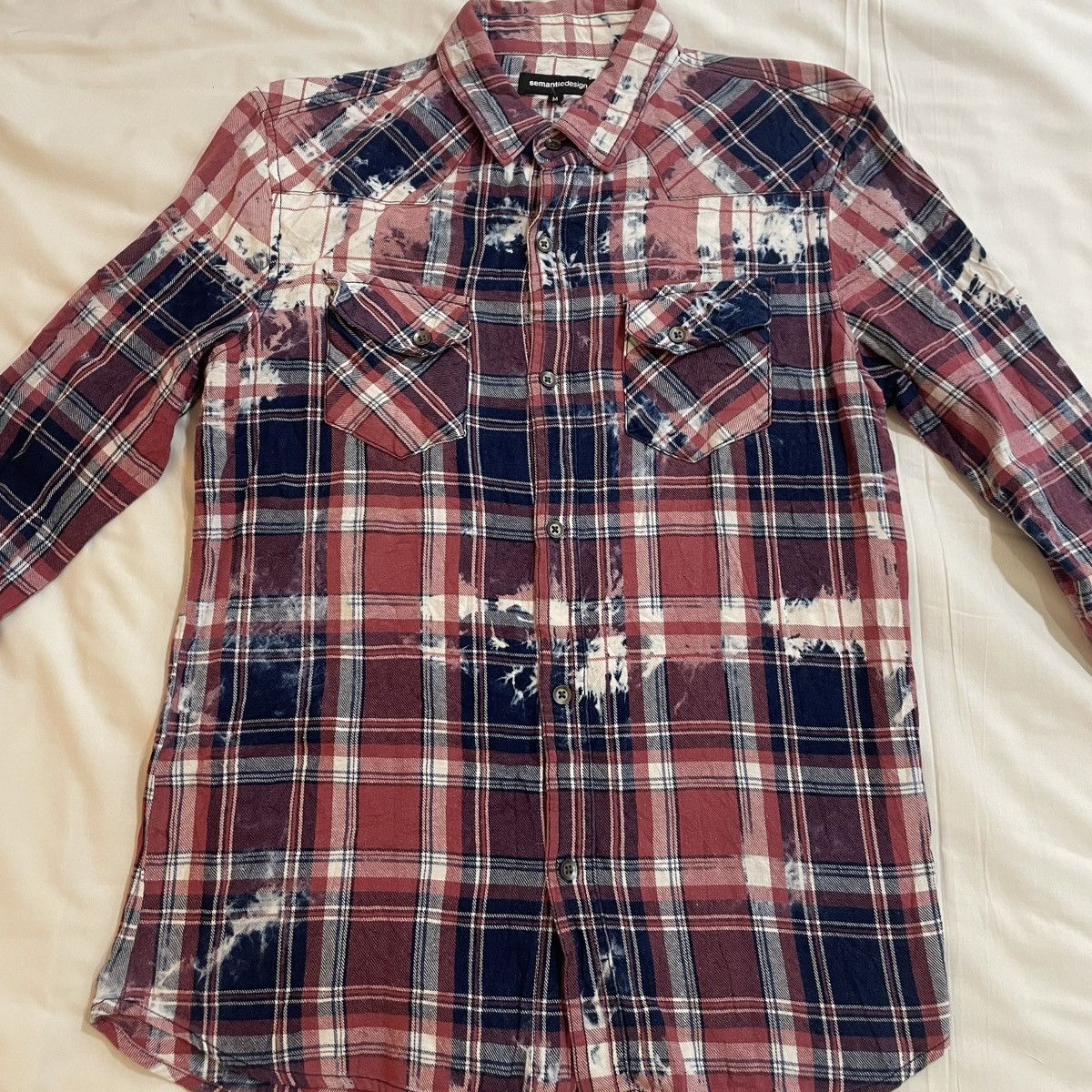 semanticdesign Semantic Design Flannel Shirt Size US M / EU 48-50 / 2 - 3 Thumbnail