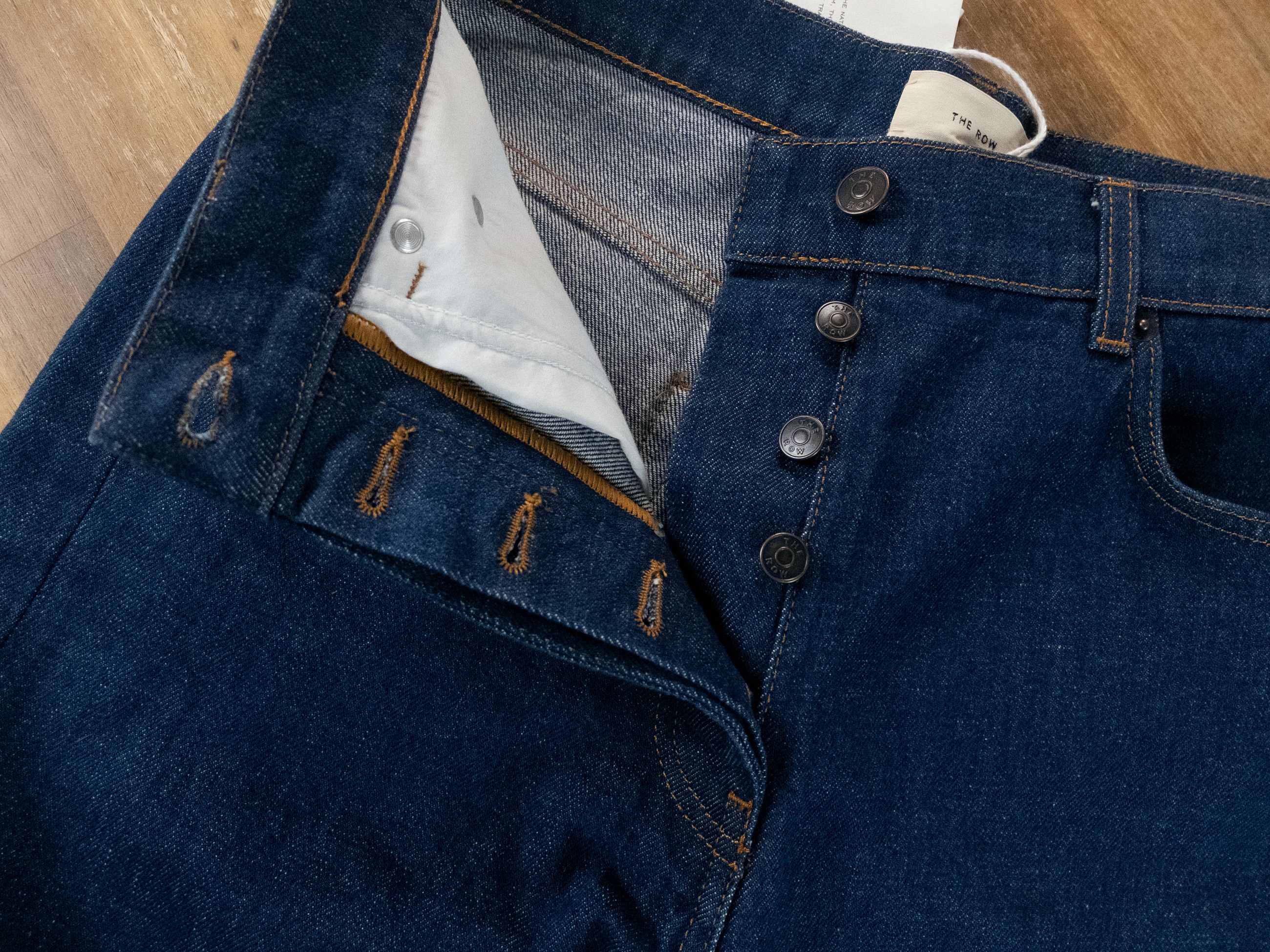 The Row THE ROW Borjis blue high waist straight leg jeans 4 Size 27" / US 4 / IT 40 - 9 Thumbnail