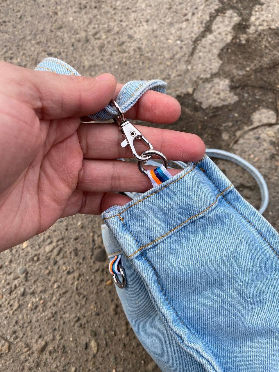 Japanese Brand Jeans faded mini diesel like sling bag Size ONE SIZE - 12 Thumbnail