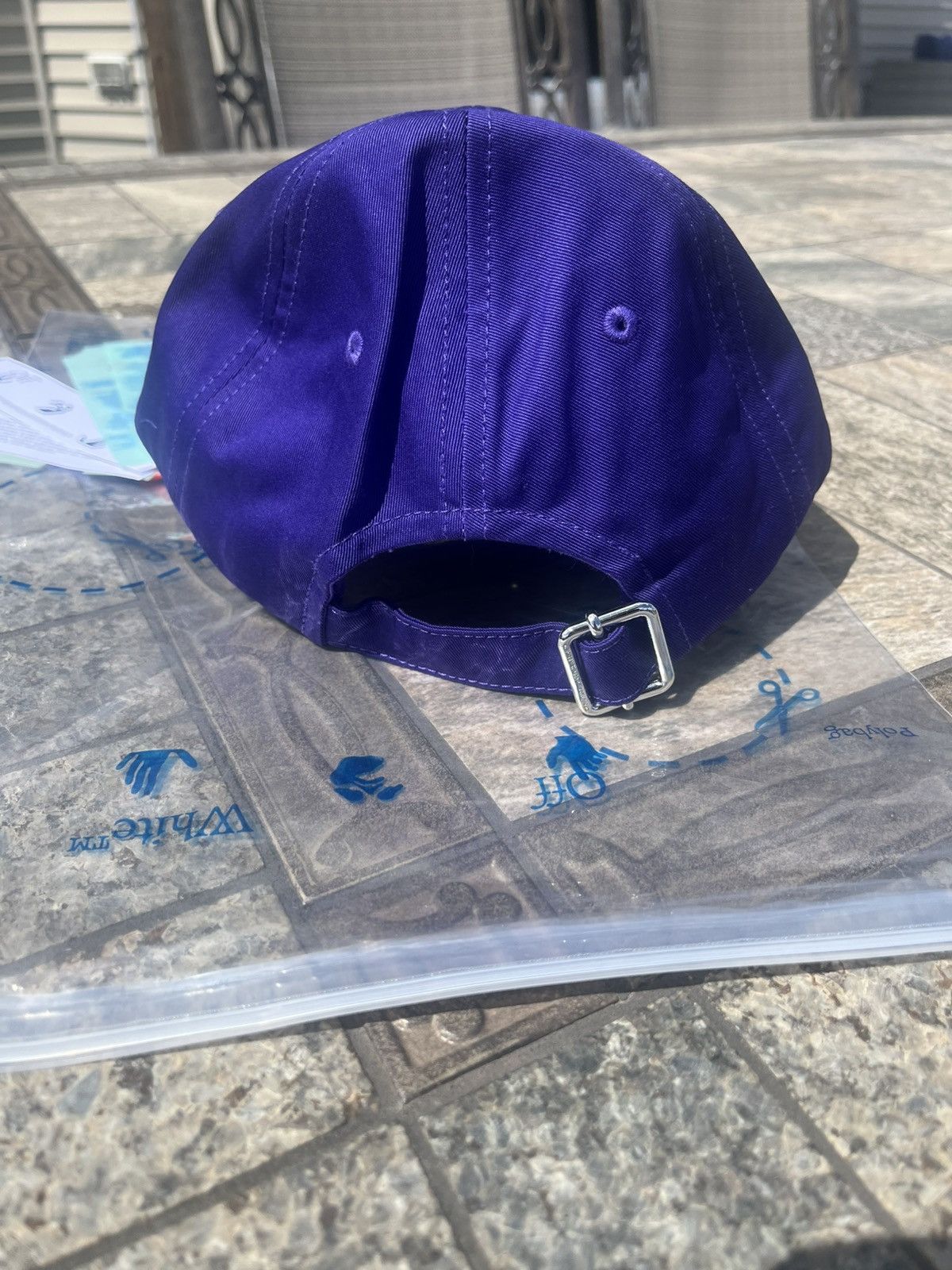 Off-White Off-White Varsity Baseball Hat Purple| With COA Size ONE SIZE - 3 Thumbnail