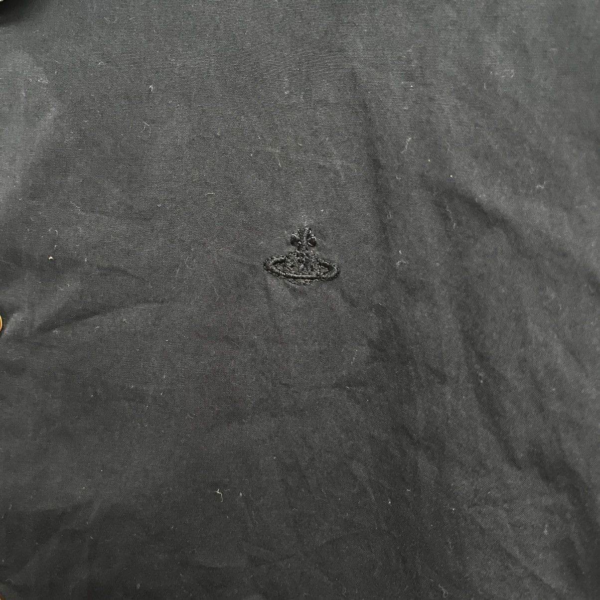 Vivienne Westwood Vintage Basic Black Button up Shirt Logo Vivienne Westwood Size US L / EU 52-54 / 3 - 3 Thumbnail