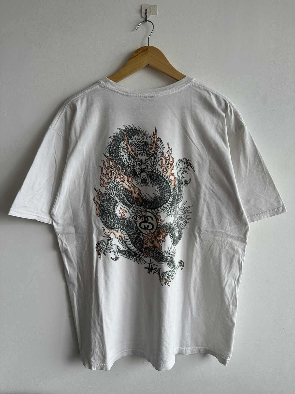 Stussy Vintage Rare Stussy Dragon Big Graphic Streetwear tshirt Size US L / EU 52-54 / 3 - 1 Thumbnail