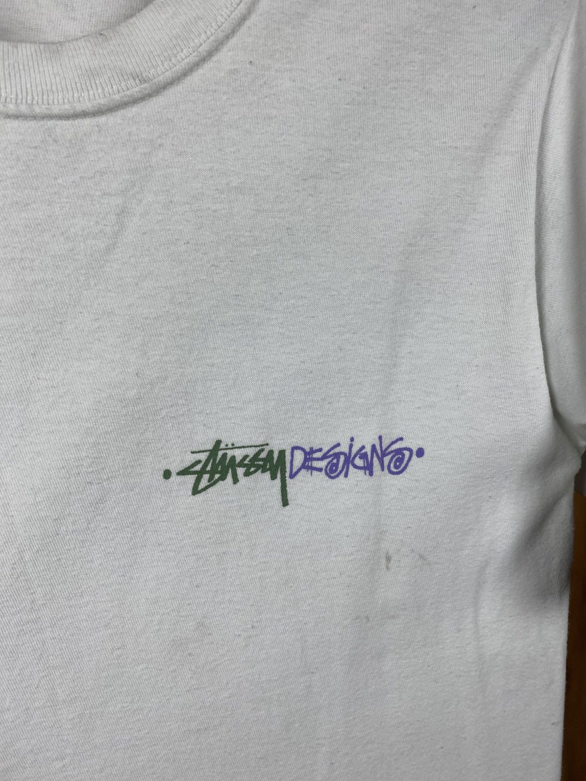 Stussy ✒️T-Shirt Stussy Designs Big Logo Faded Tee🖋️ Size US S / EU 44-46 / 1 - 4 Thumbnail