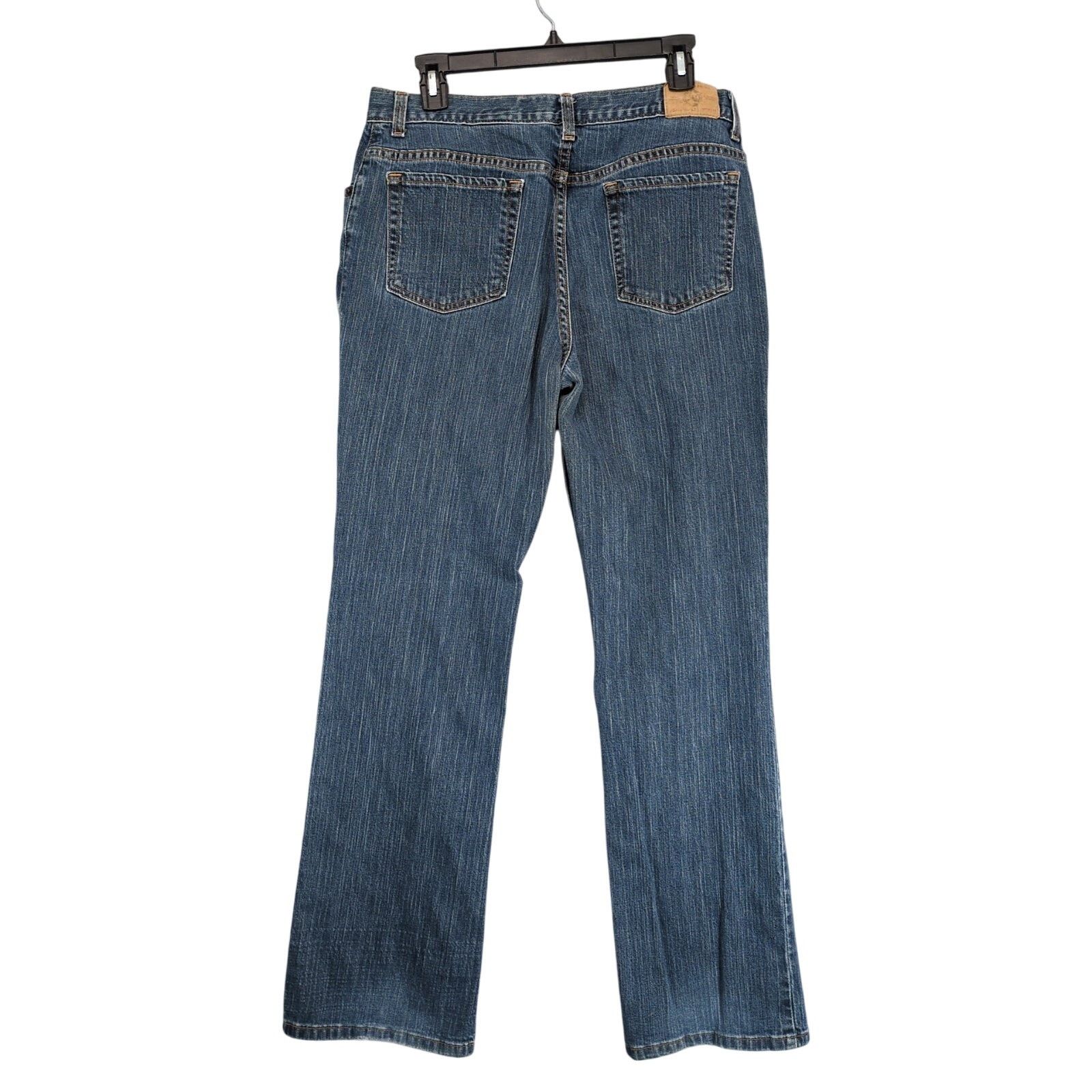 Eddie Bauer Eddie Bauer Bootcut Stretch Denim Jeans, Women's 12 32x31 Size 34" / US 12 / IT 48 - 3 Thumbnail