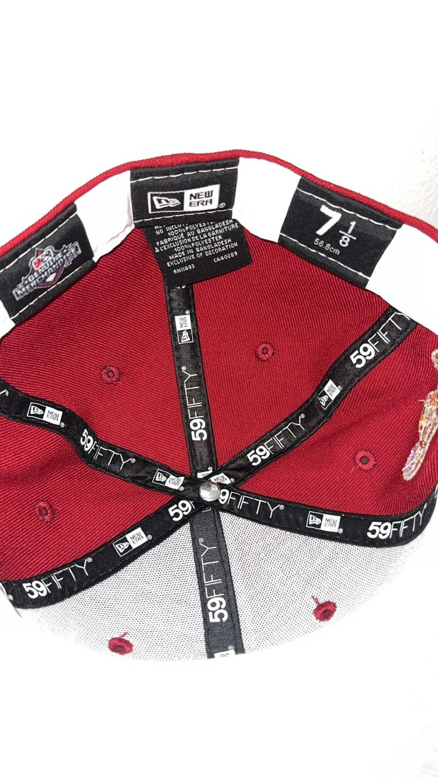 New Era New Era 59fifty Burgundy Chicago Cubs fitted hat size 7 1/8 Size ONE SIZE - 2 Thumbnail