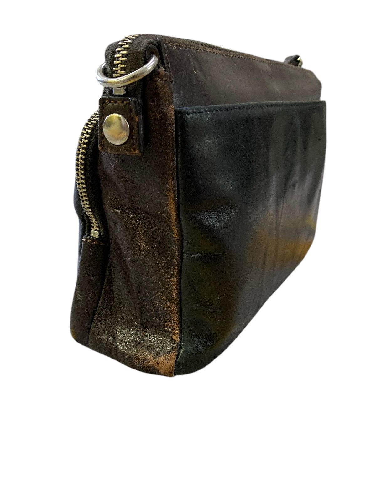 Japanese Brand × Leather × Vintage Vintage Ace Co. Ltd Leather Cluth Bag Size ONE SIZE - 6 Thumbnail