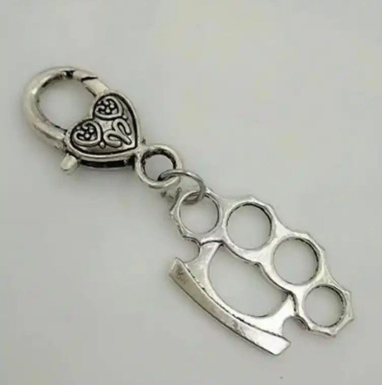 Vintage Vintage Alloy Brass Knuckle keychain Size ONE SIZE - 1 Thumbnail