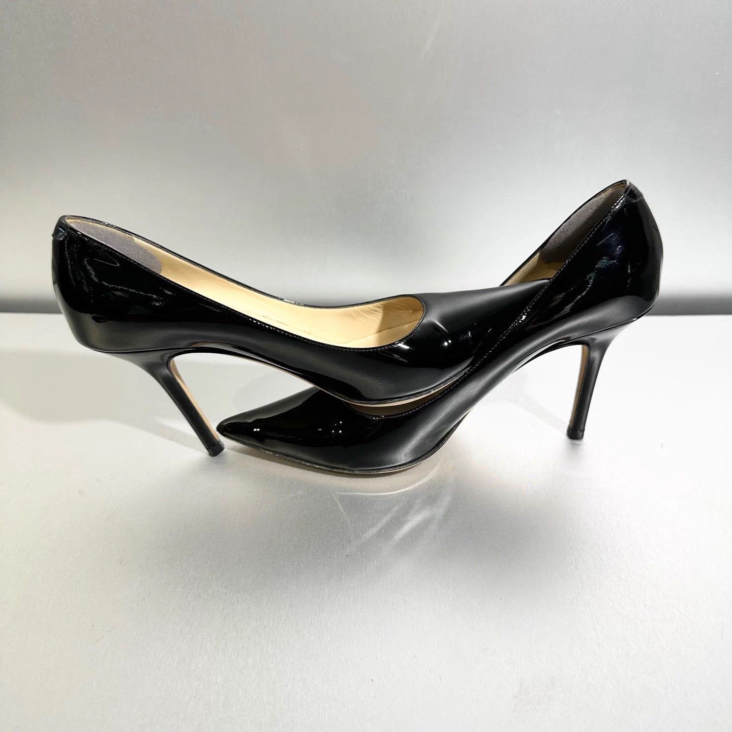 Jimmy Choo Jimmy Choo Black Patent Heels 36 Mint X3505 Size US 5 / IT 35 - 4 Thumbnail