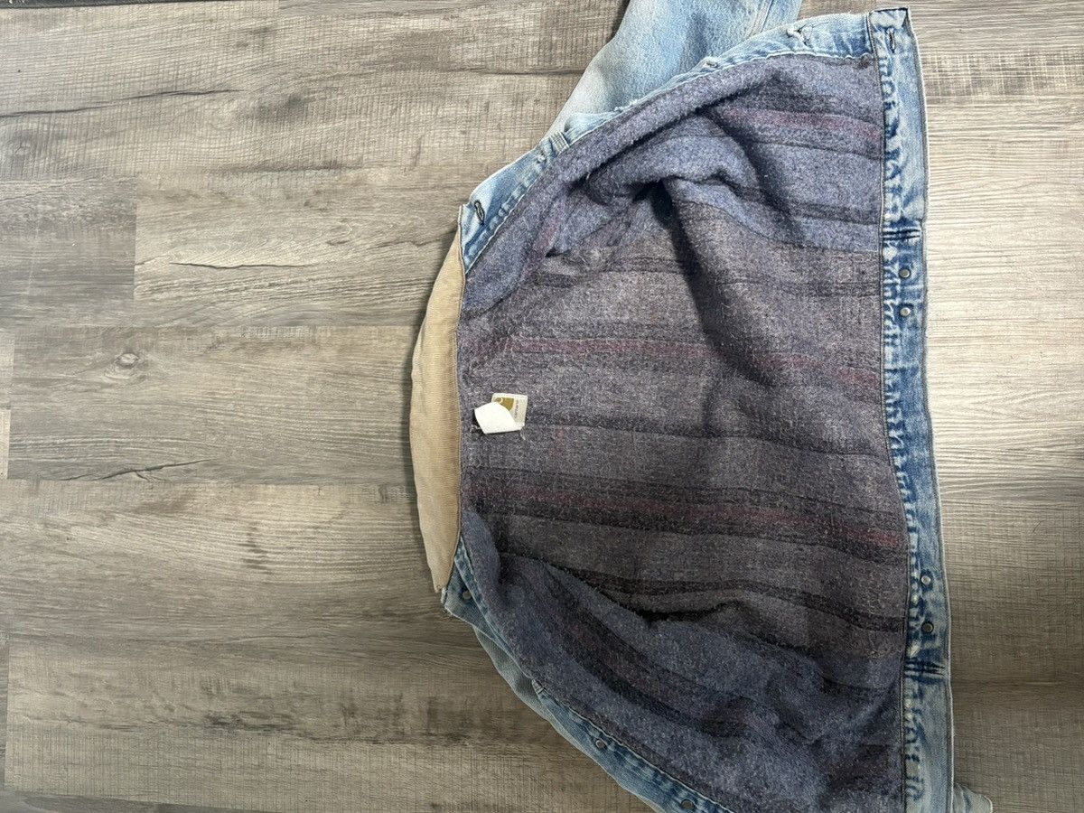 Carhartt Vintage 90s fleece lined Denim Carhartt Jacket Size US XS / EU 42 / 0 - 6 Thumbnail