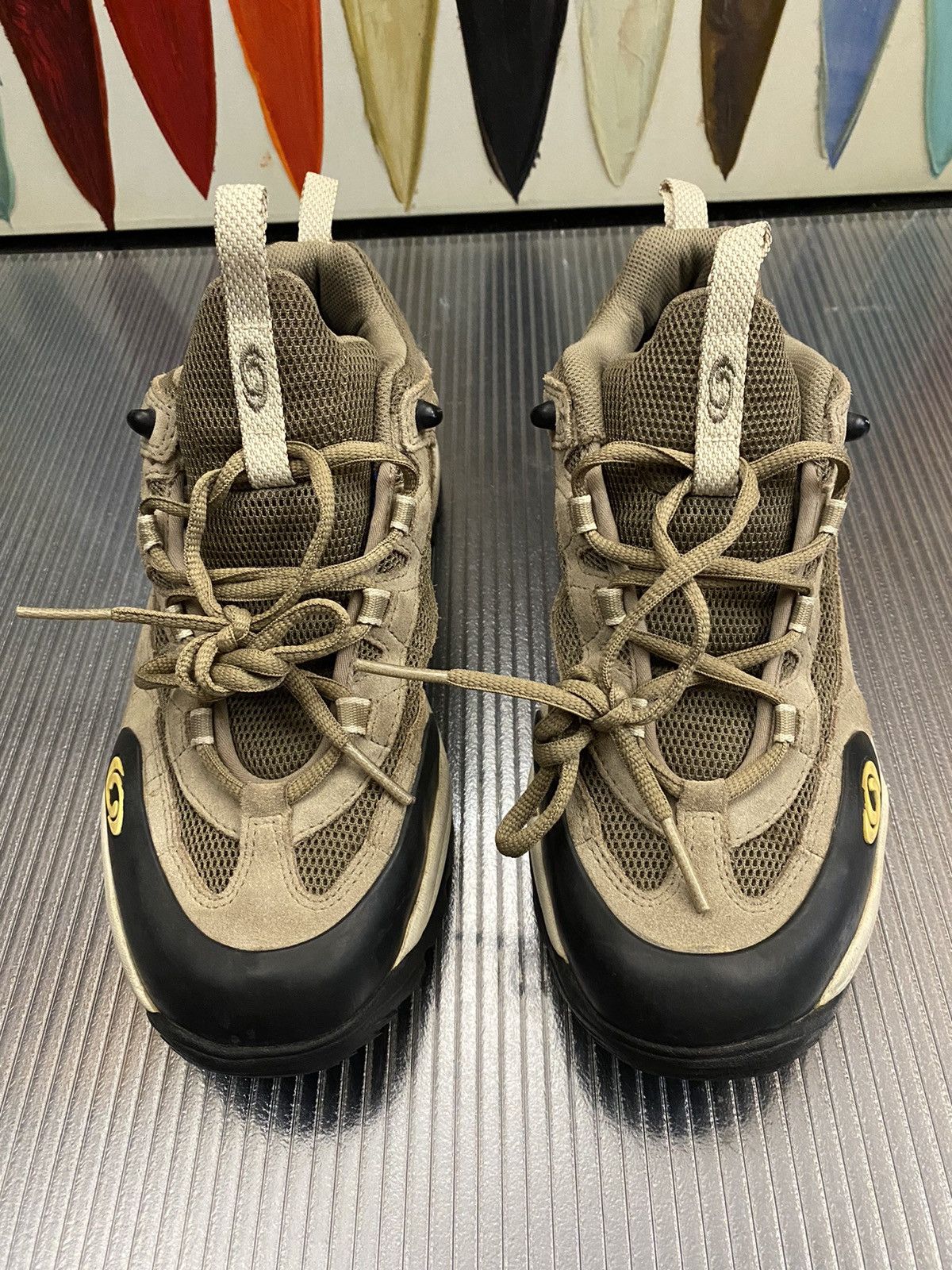 Salomon Salomon women’s expert low khaki suede trail hikers 9 Size US 9 / IT 39 - 11 Thumbnail