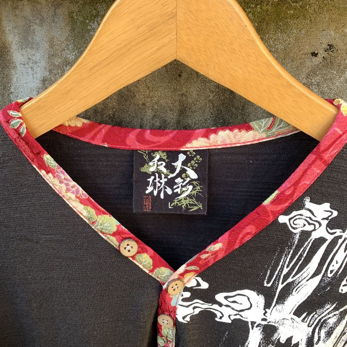 Japanese Brand 🐉JAPANESE TRADITIONAL DRAGON LONG SLEEVE SUKAJAN STYLE🐉 Size US L / EU 52-54 / 3 - 3 Thumbnail