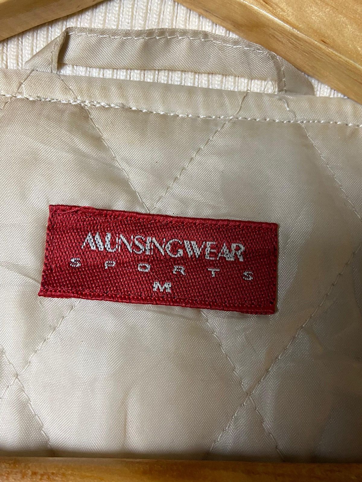 Japanese Brand × Vintage MUNSINGWEAR SPORTS Brand Varsity Jacket (121) Size US M / EU 48-50 / 2 - 12 Thumbnail