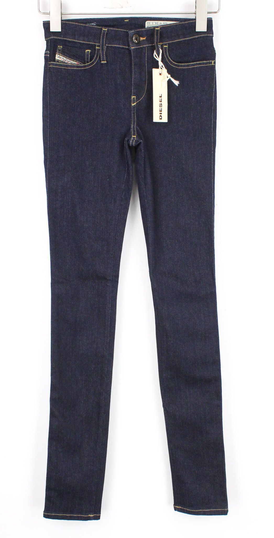 Diesel SKINZEE 0813C W24/L32 Blue Super Slim Stretch Jeans 69611 Size 24" / US 00 / IT 34 - 1 Thumbnail