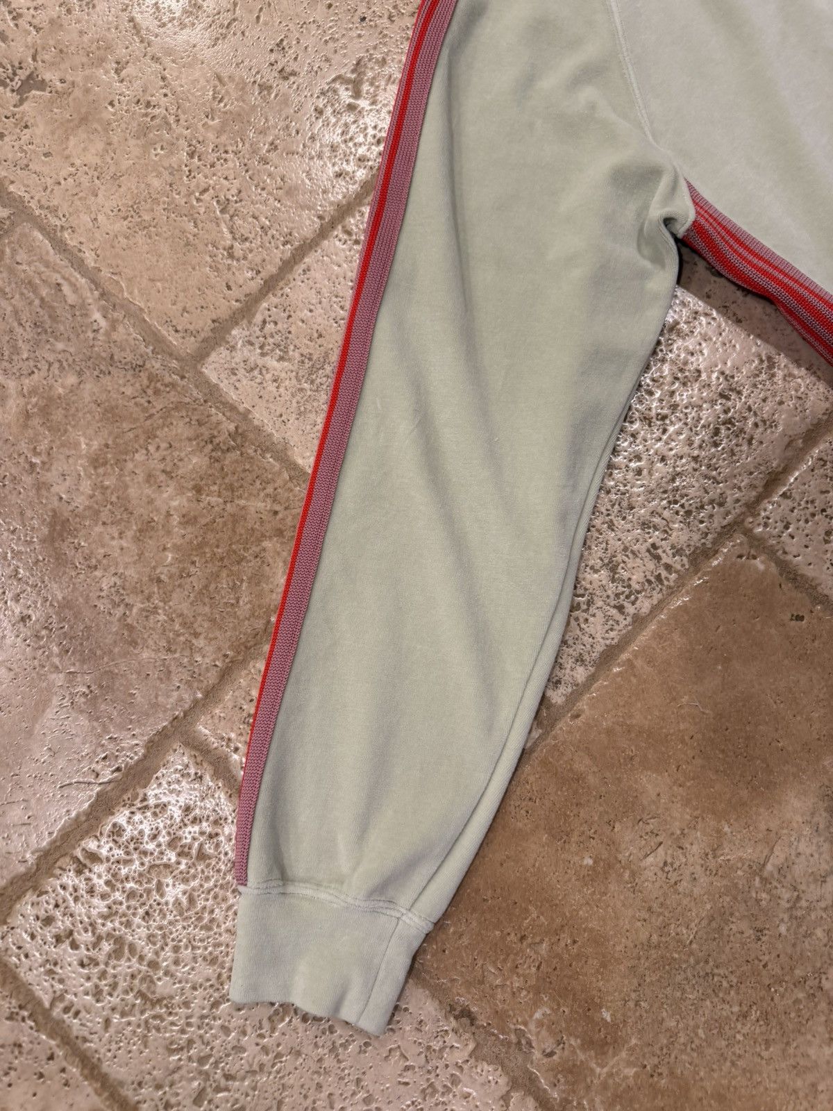 Maxfield Los Angeles × Needles Needles x Maxfield Mint Green / Red Velour Track Jacket Size US L / EU 52-54 / 3 - 11 Thumbnail