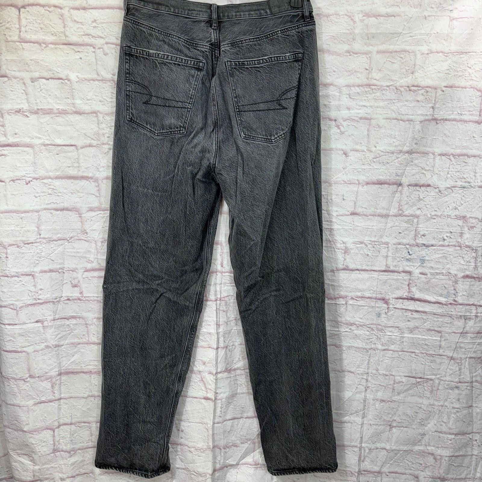 American Eagle Outfitters American Eagle Women’s Black Denim Jeans Size 8 Long Size 29" - 6 Thumbnail