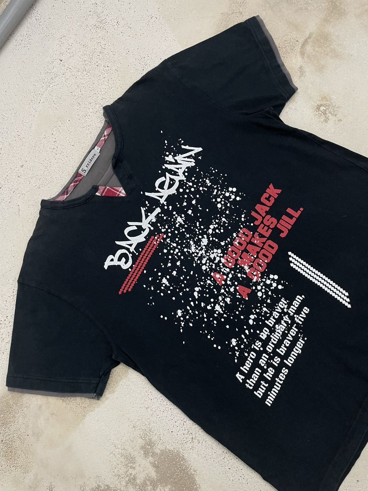 14th Addiction × 20471120 × KMRii Sorridiere Sunfaded Back Again Jill Poem Life Religion Y2K Size US L / EU 52-54 / 3 - 6 Thumbnail