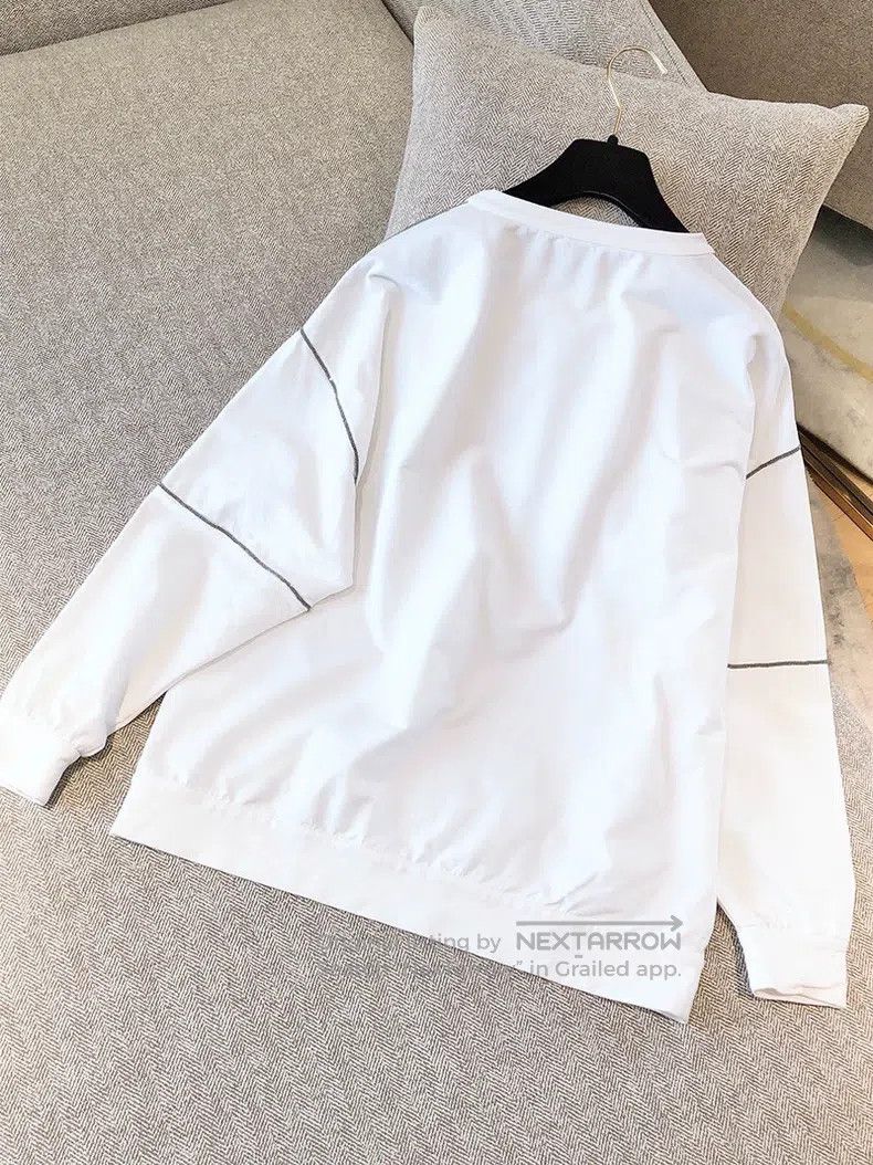 Other Brunello Cucinelli Beaded Decoration White Sports Set Size XS / US 0-2 / IT 36-38 - 3 Thumbnail