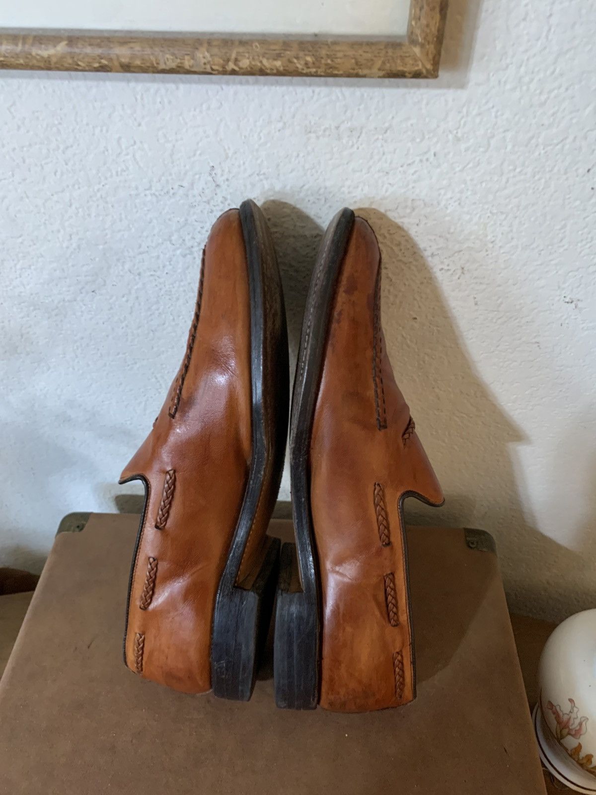 Allen Edmonds Pembroke dress slip ons Size US 9.5 / EU 42-43 - 8 Thumbnail