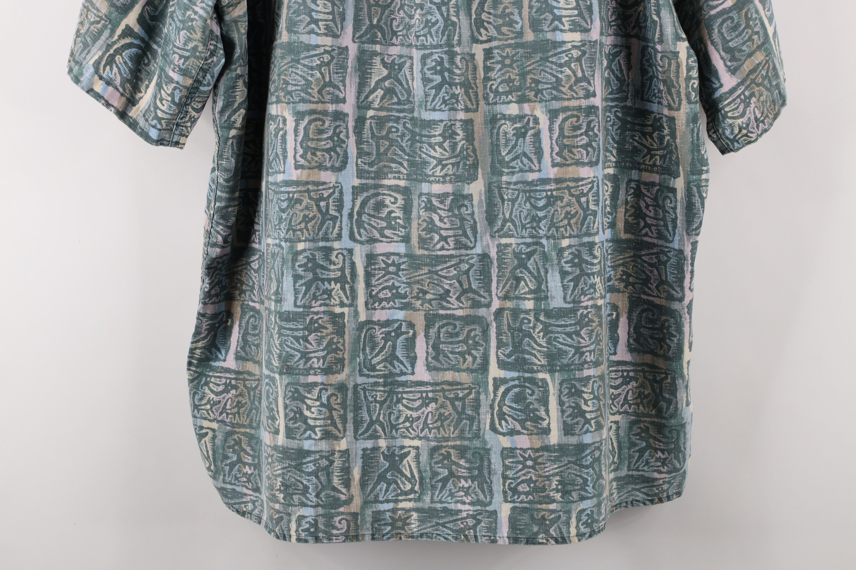 Reyn Spooner × Vintage Vintage 90s Reyn Spooner x Dietrich Varez Art Button Shirt Size US XXL / EU 58 / 5 - 10 Thumbnail