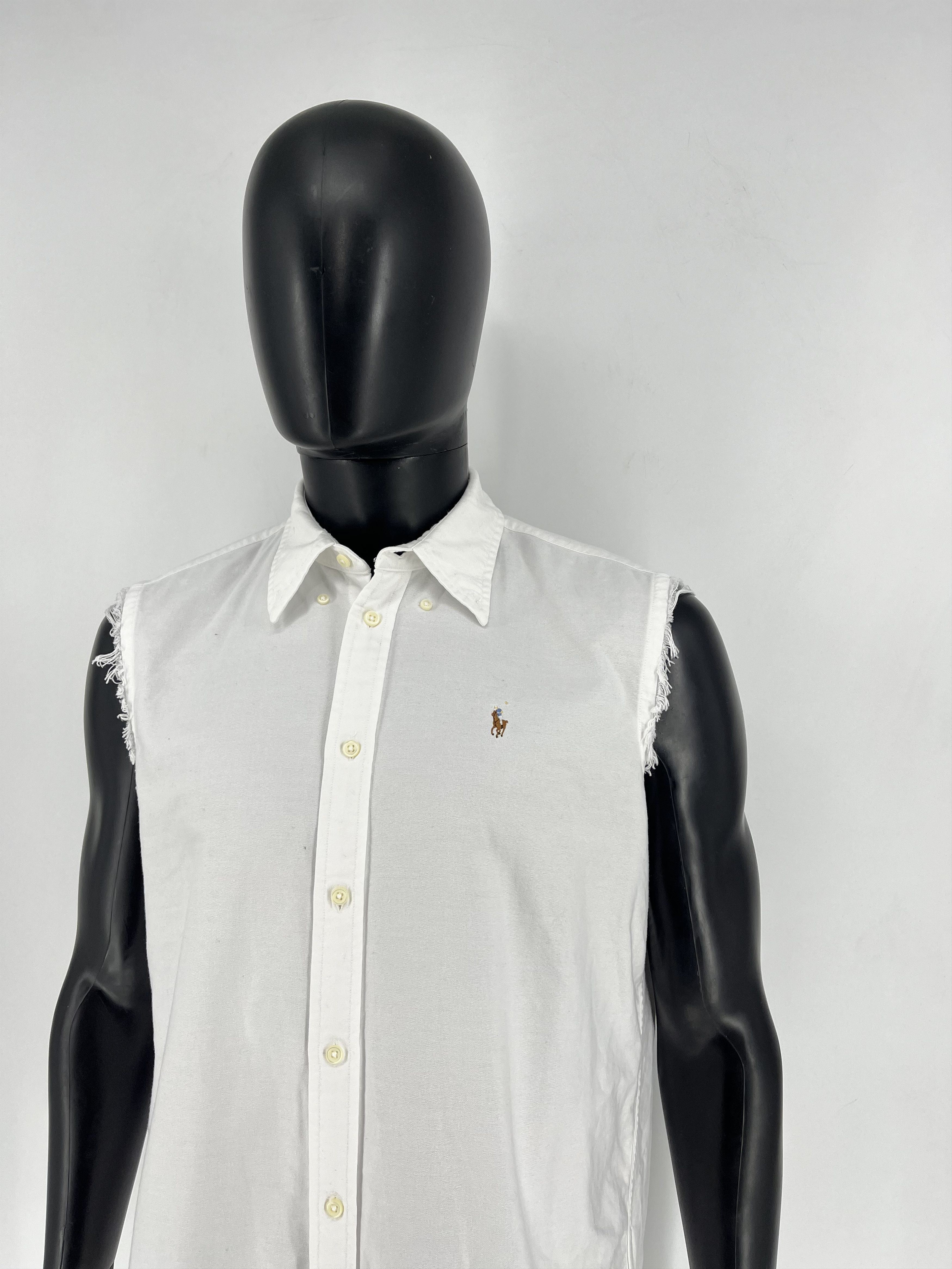 Polo Ralph Lauren Vintage White Shirt Polo Ralph Lauren Size M Rare Size US M / EU 48-50 / 2 - 8 Thumbnail