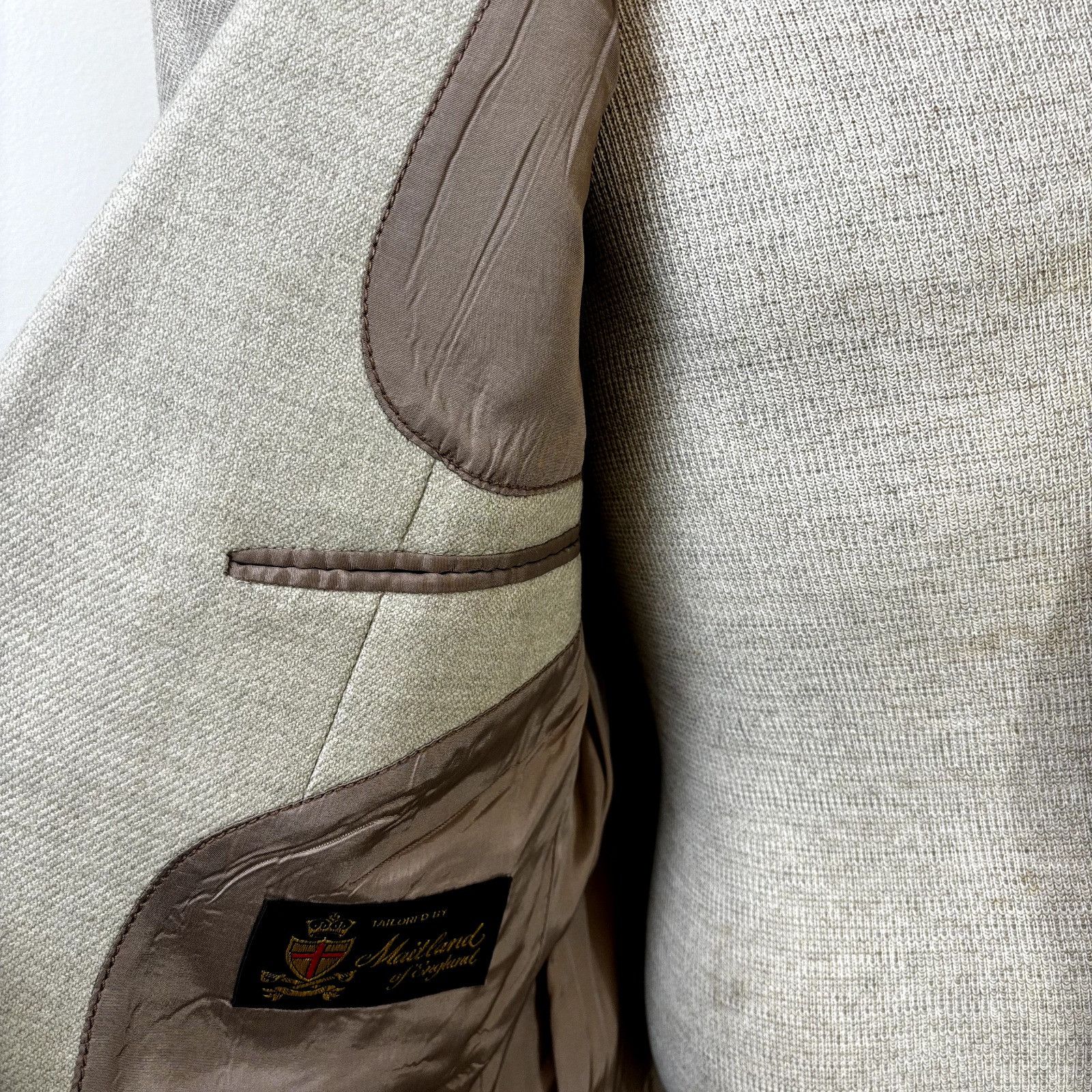 Other Maitland of England Men's Sport Coat Blazer Athletic Fit Sz Size 42R - 16 Thumbnail