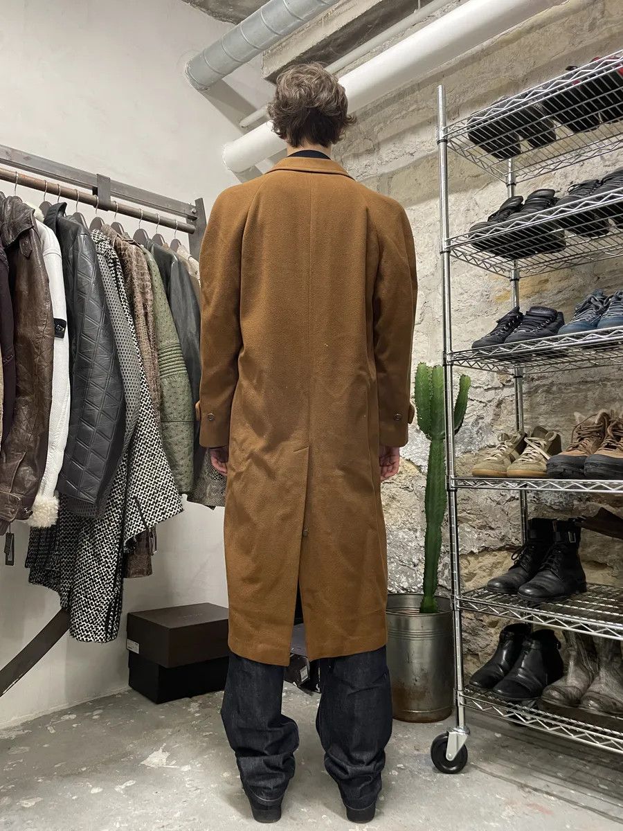 Emporio Armani 1990s Emporio Armani Camel Wool Trench Coat Size US L / EU 52-54 / 3 - 3 Thumbnail