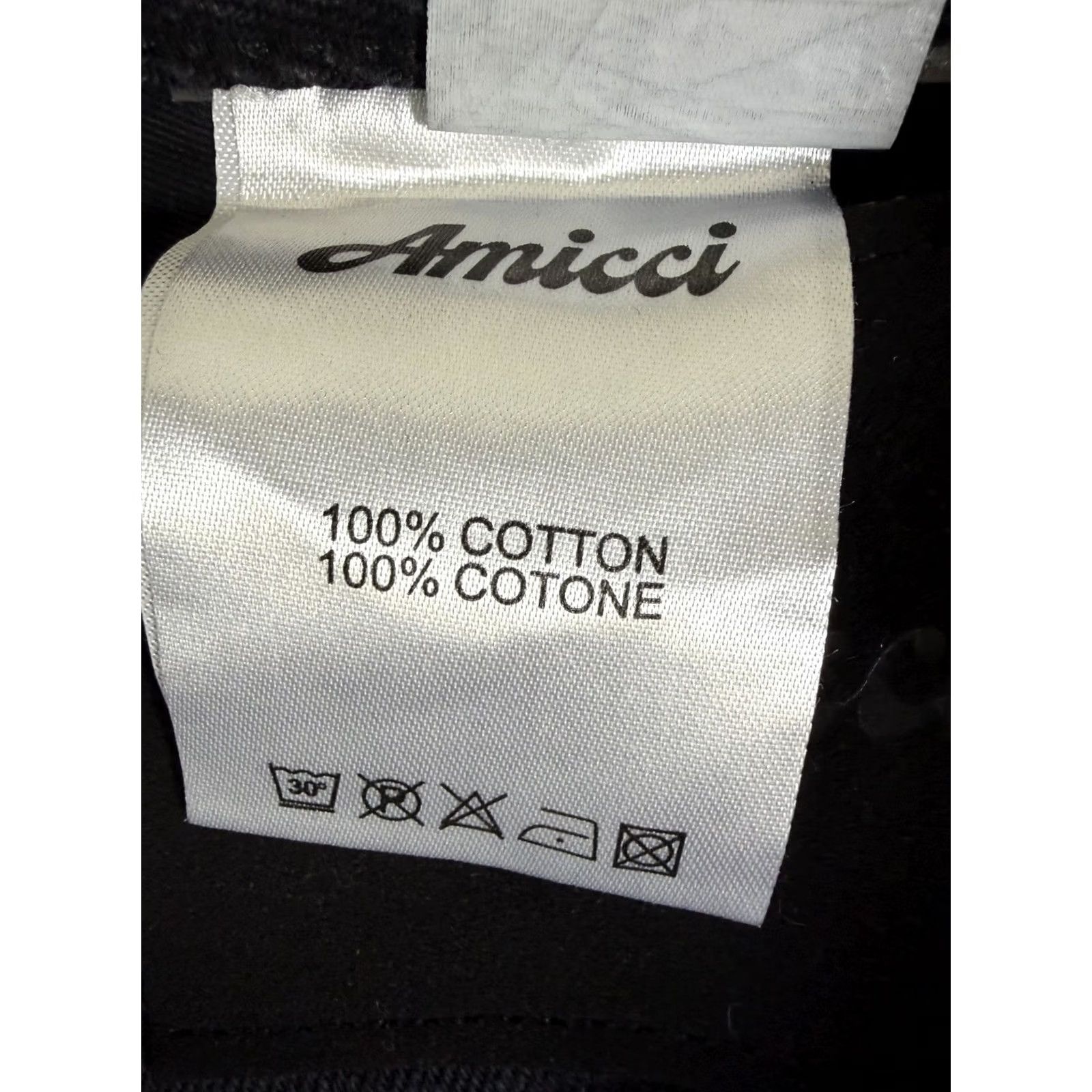 Gramicci AMICCI Jeans Contrast Side Panel Straight Denim Black/Grey 32x32 Distressed Raw Hem Patchwork Men Regular Size US 32 / EU 48 - 7 Thumbnail