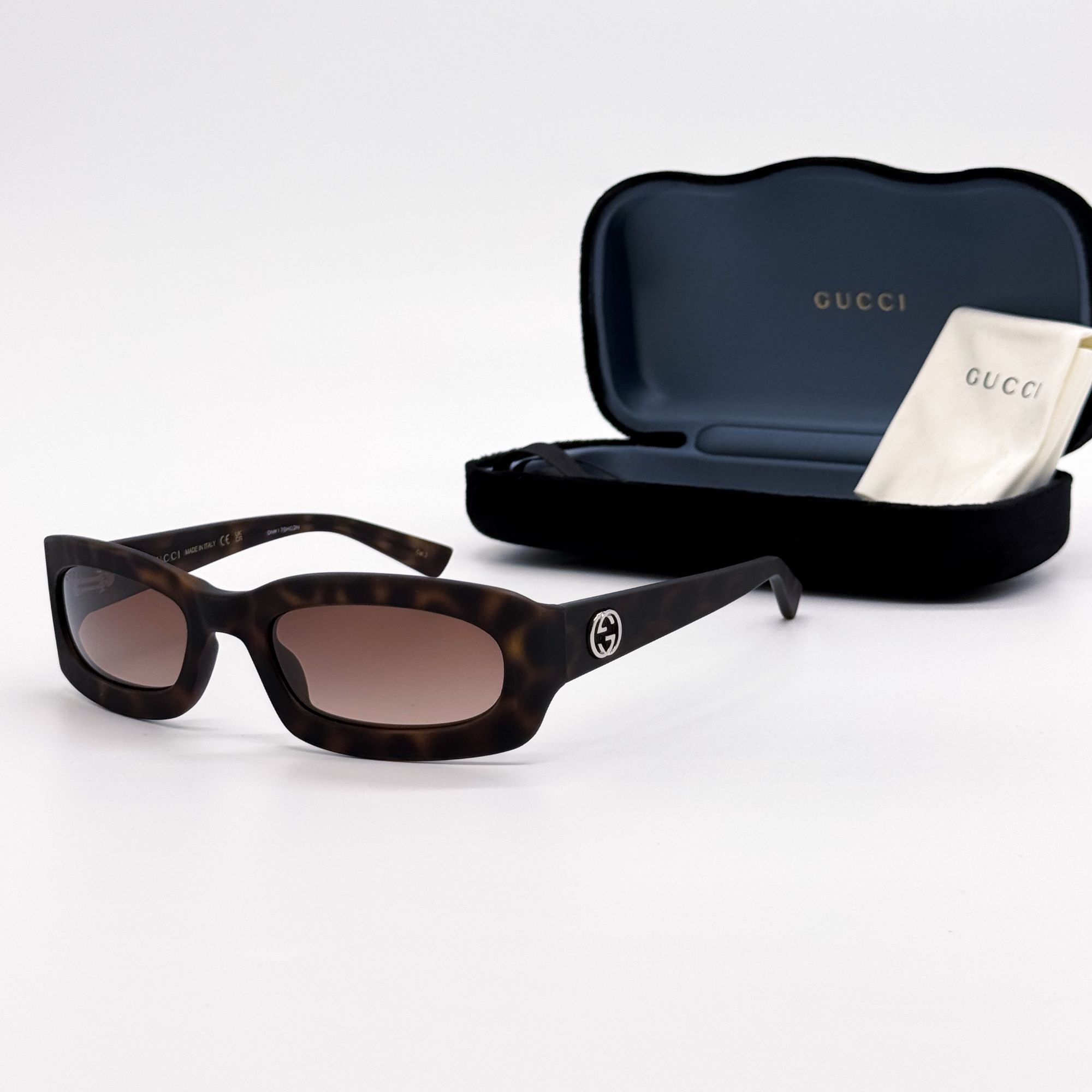 Gucci NEW GUCCI GG1786S 002 WOMEN HAVANA BROWN SUNGLASSES GUCCI Size ONE SIZE - 1 Thumbnail