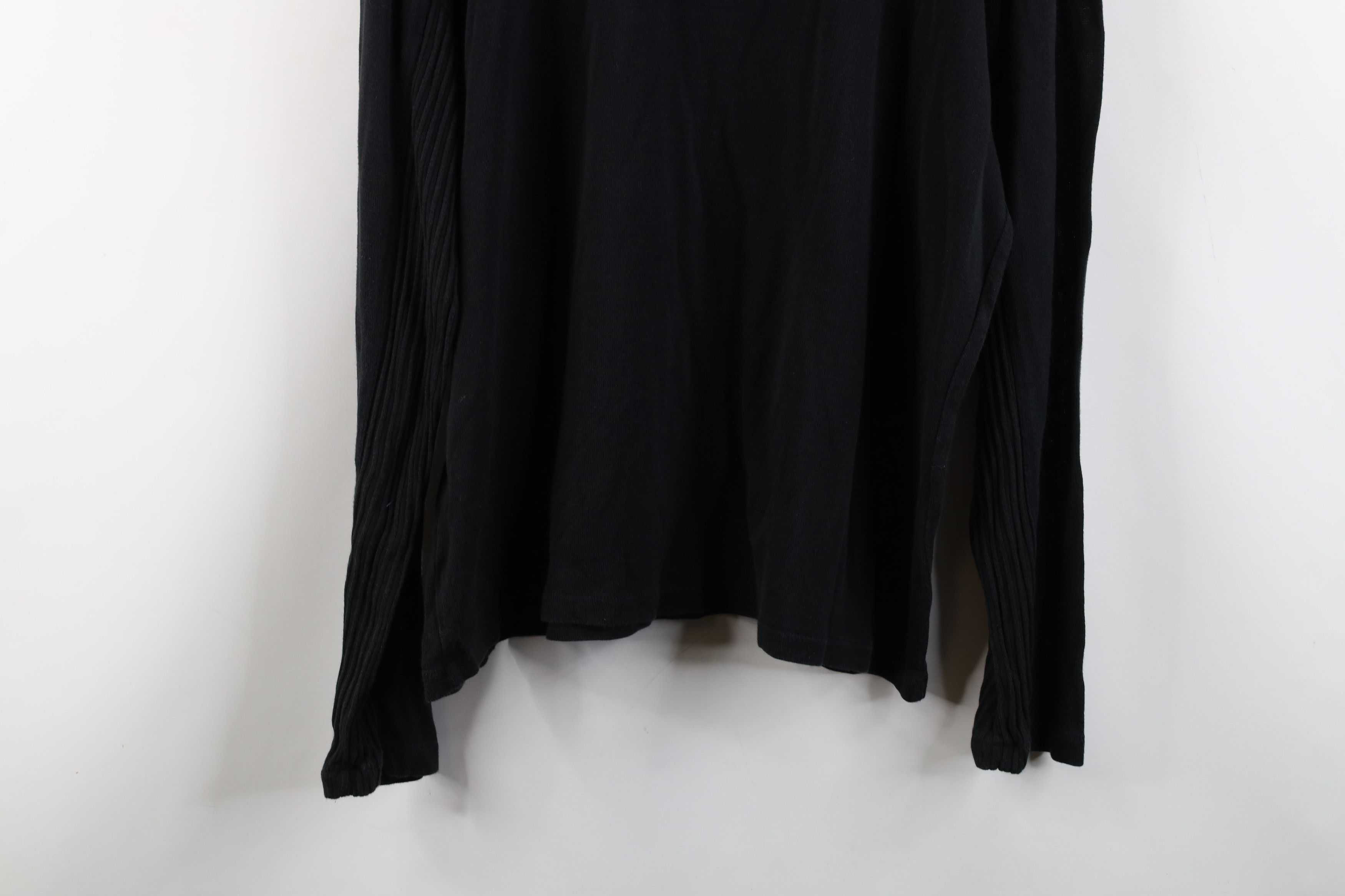Vintage Vintage 90s Streetwear Lightweight Ribbed Knit Sweater Black Size US XL / EU 56 / 4 - 13 Thumbnail