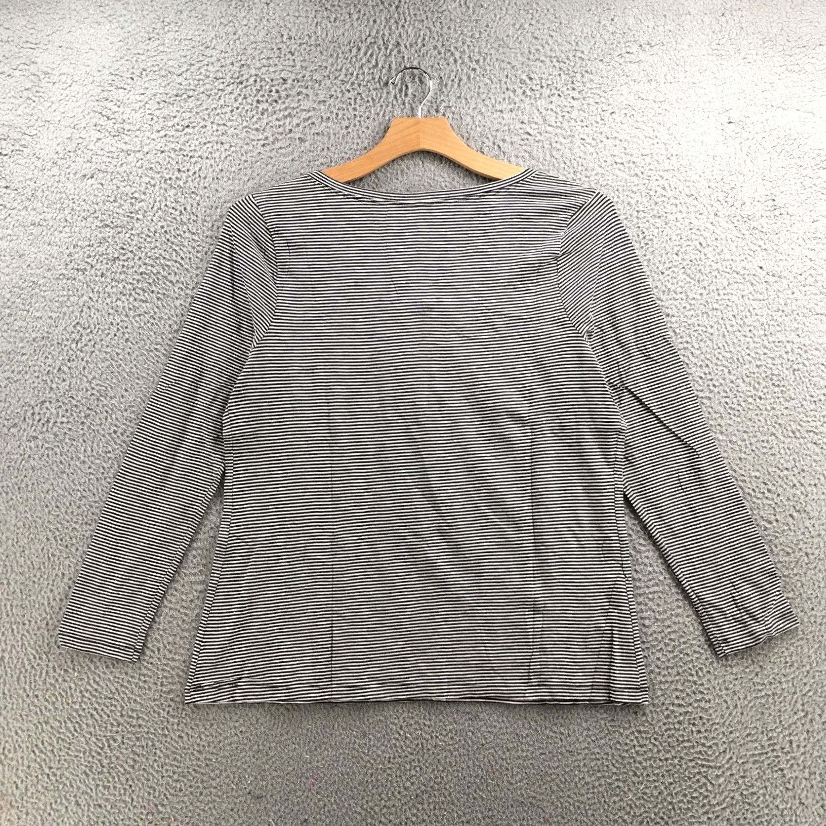 Old Navy Old Navy Womens 2XL Black Striped Long Sleeve T-Shirt Pullover NEW Size XXL / US 16-18 / IT 52-54 - 7 Thumbnail