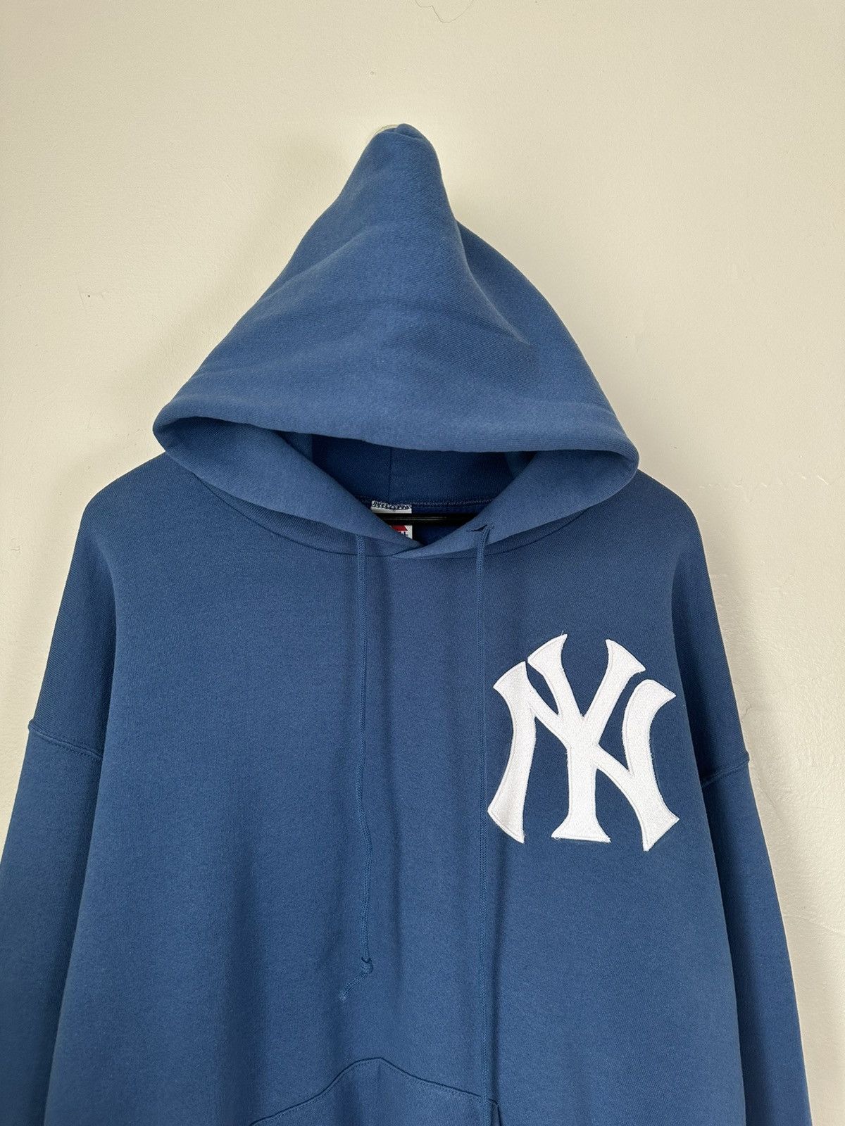 Russell Athletic (XL) SICK NY YANKEES Blue Russell Athletic Hoodie Size US XL / EU 56 / 4 - 3 Thumbnail