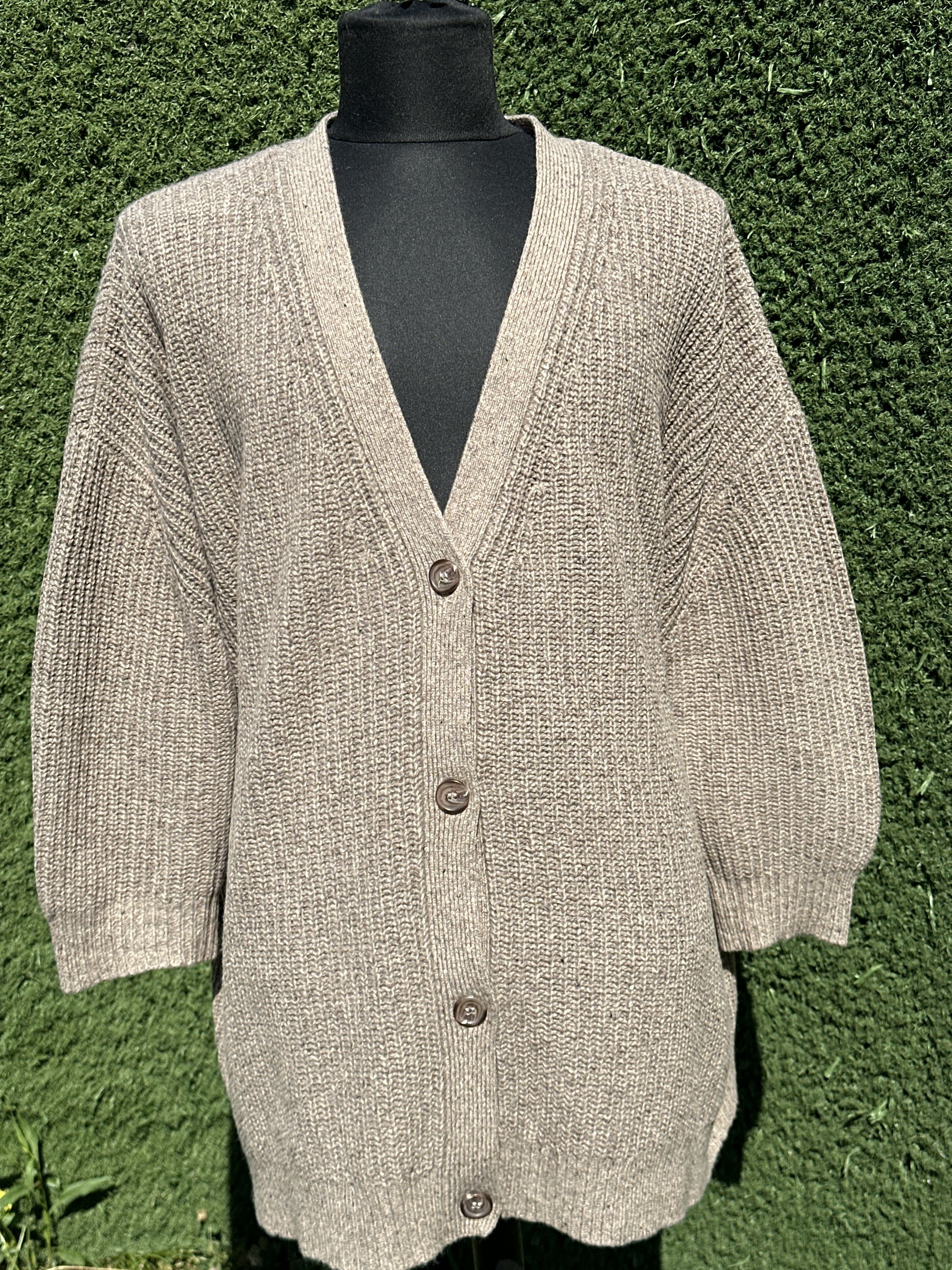 Jenni Kayne Knit Cocoon Cardigan 100% Cashmere Size 3XL
